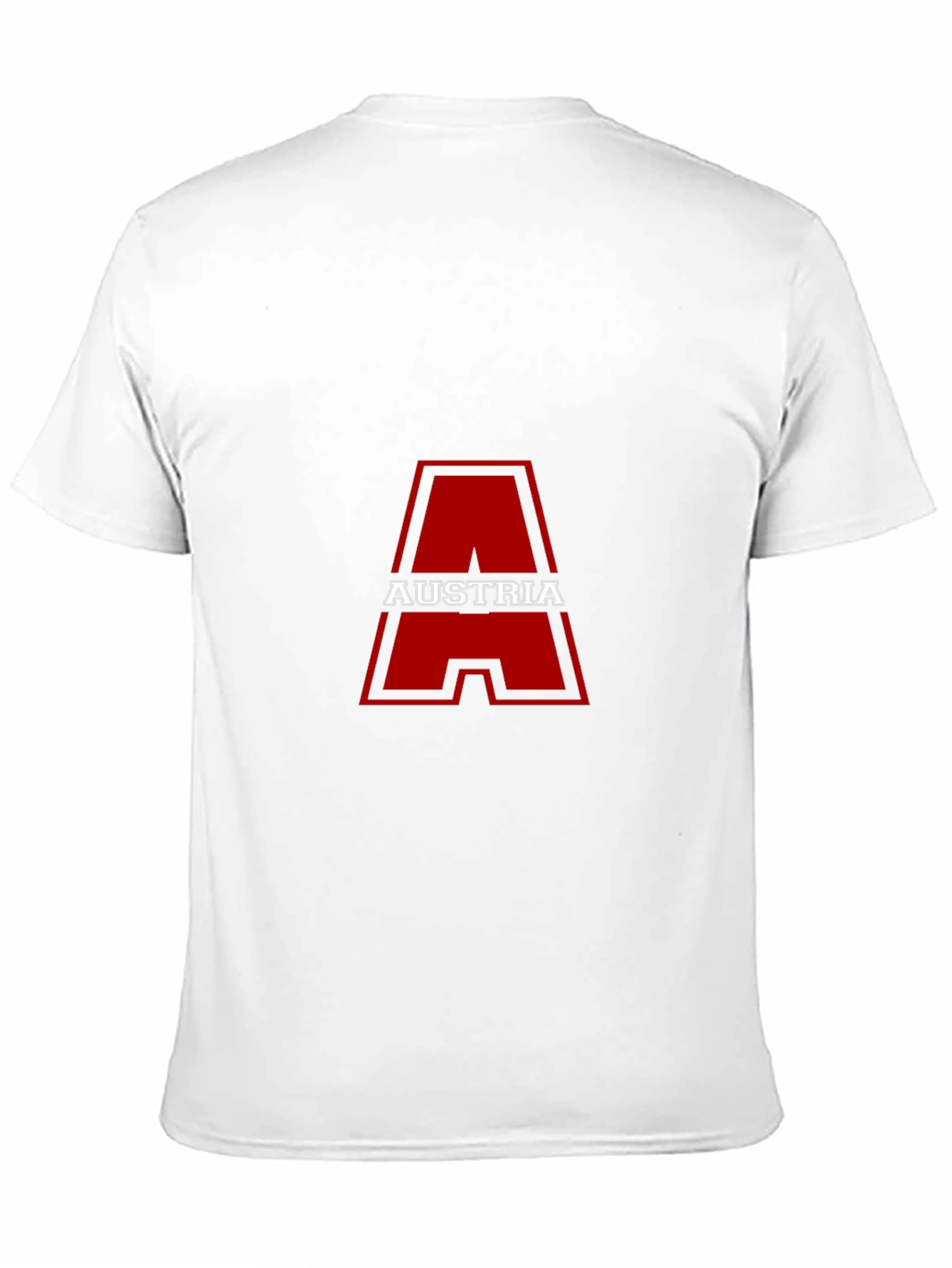 Austria Graphic Tee - Bold Letter A Design