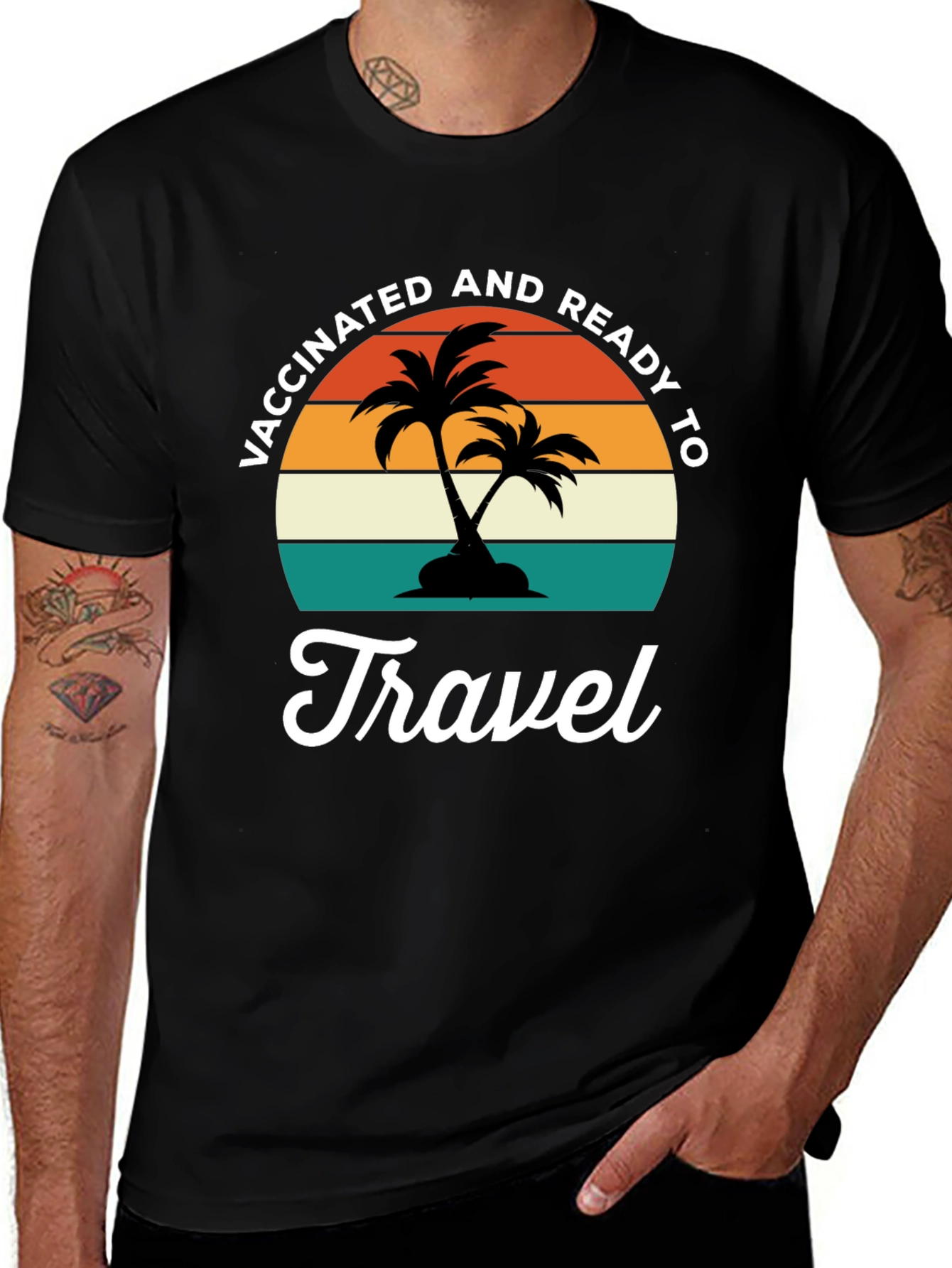 Vaccinated & Ready to Travel Graphic Tee