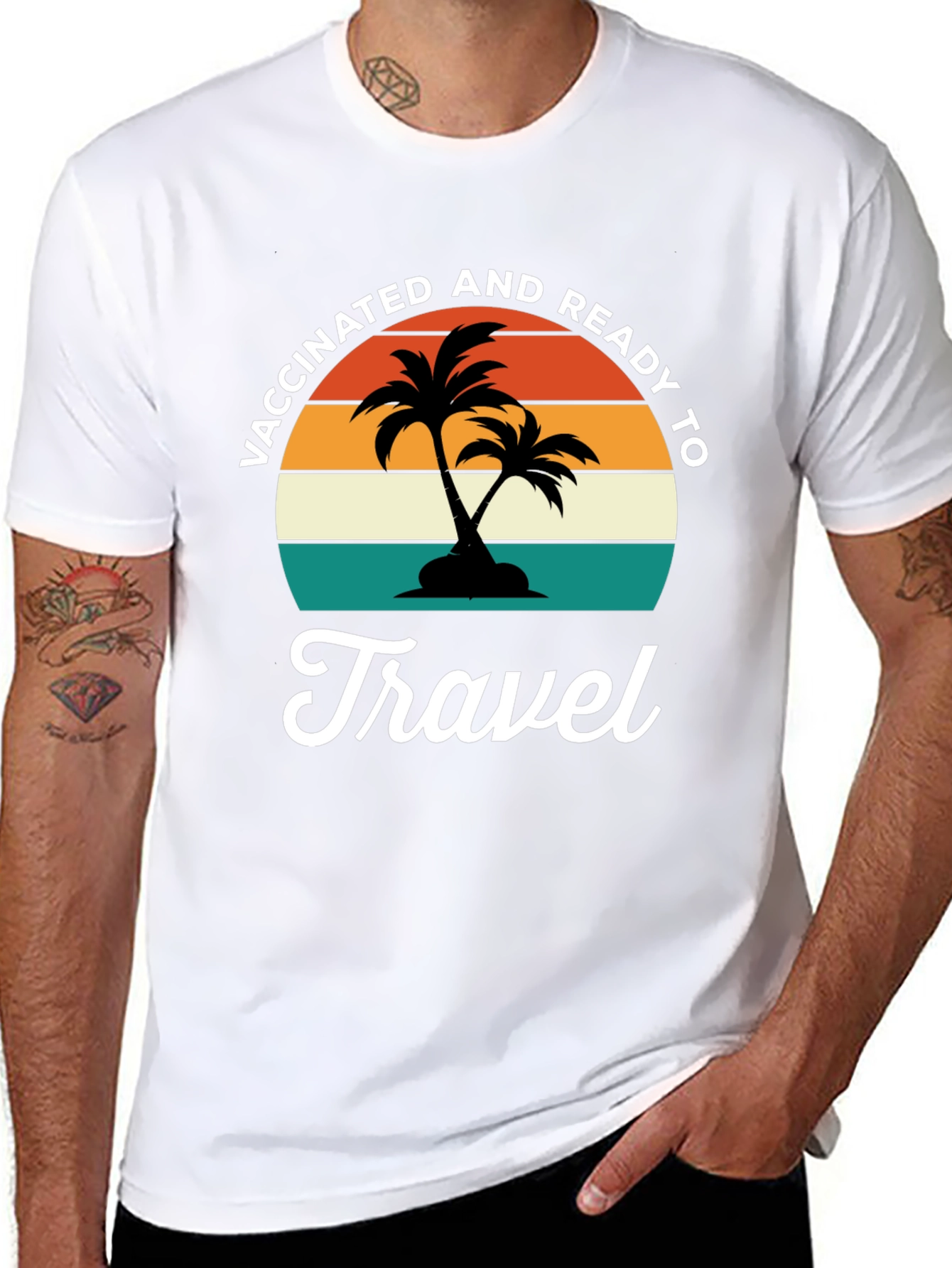 Vaccinated & Ready to Travel Graphic Tee