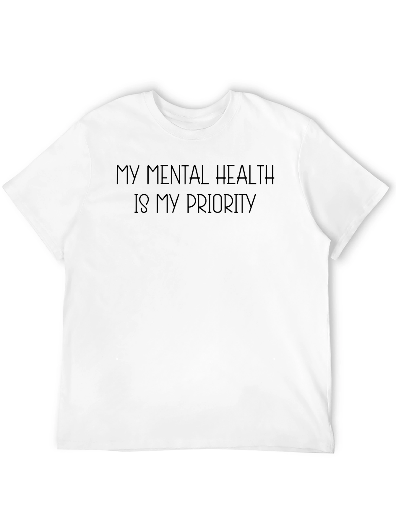Mental Health Priority Black T-Shirt
