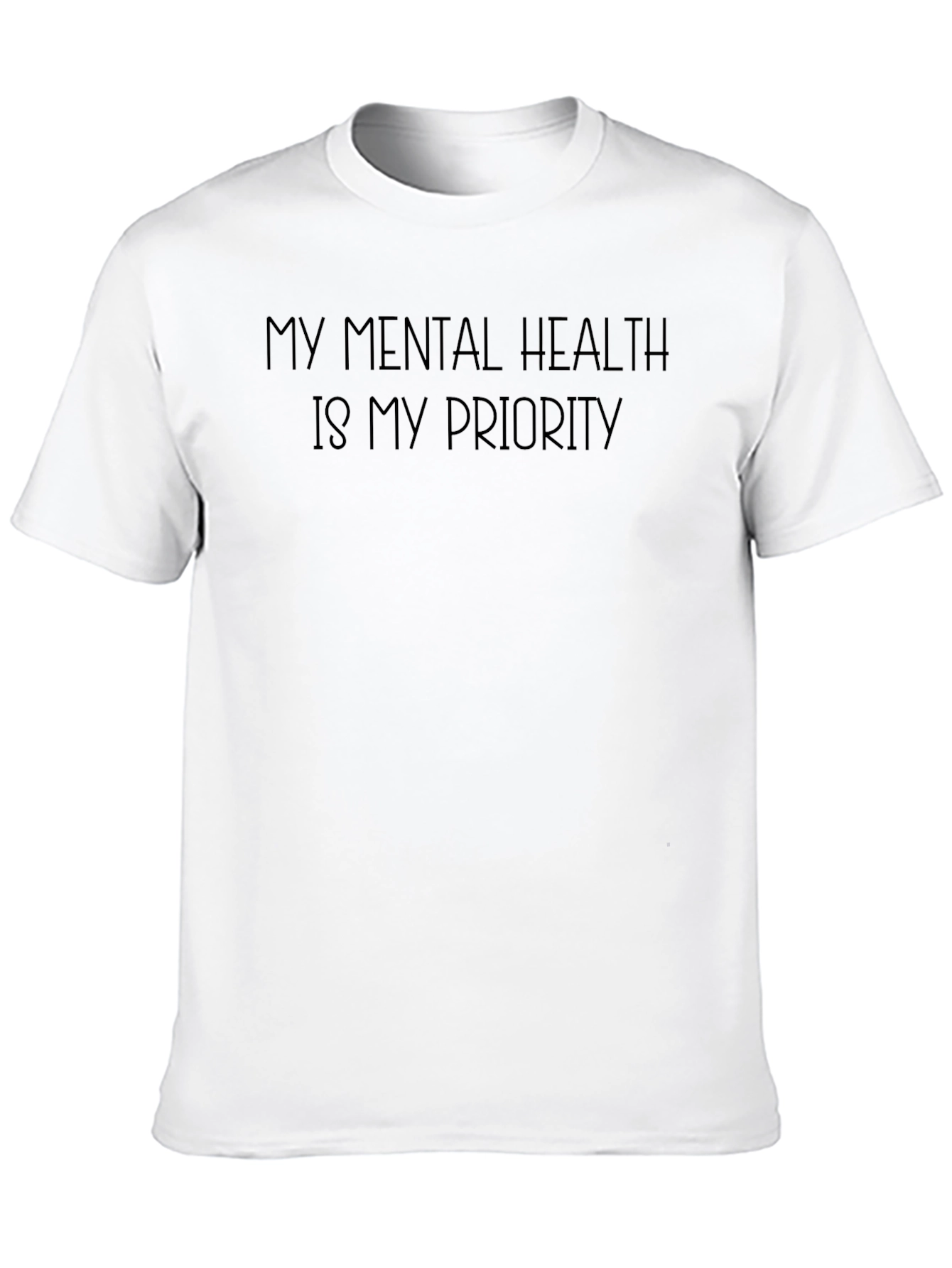 Mental Health Priority Black T-Shirt
