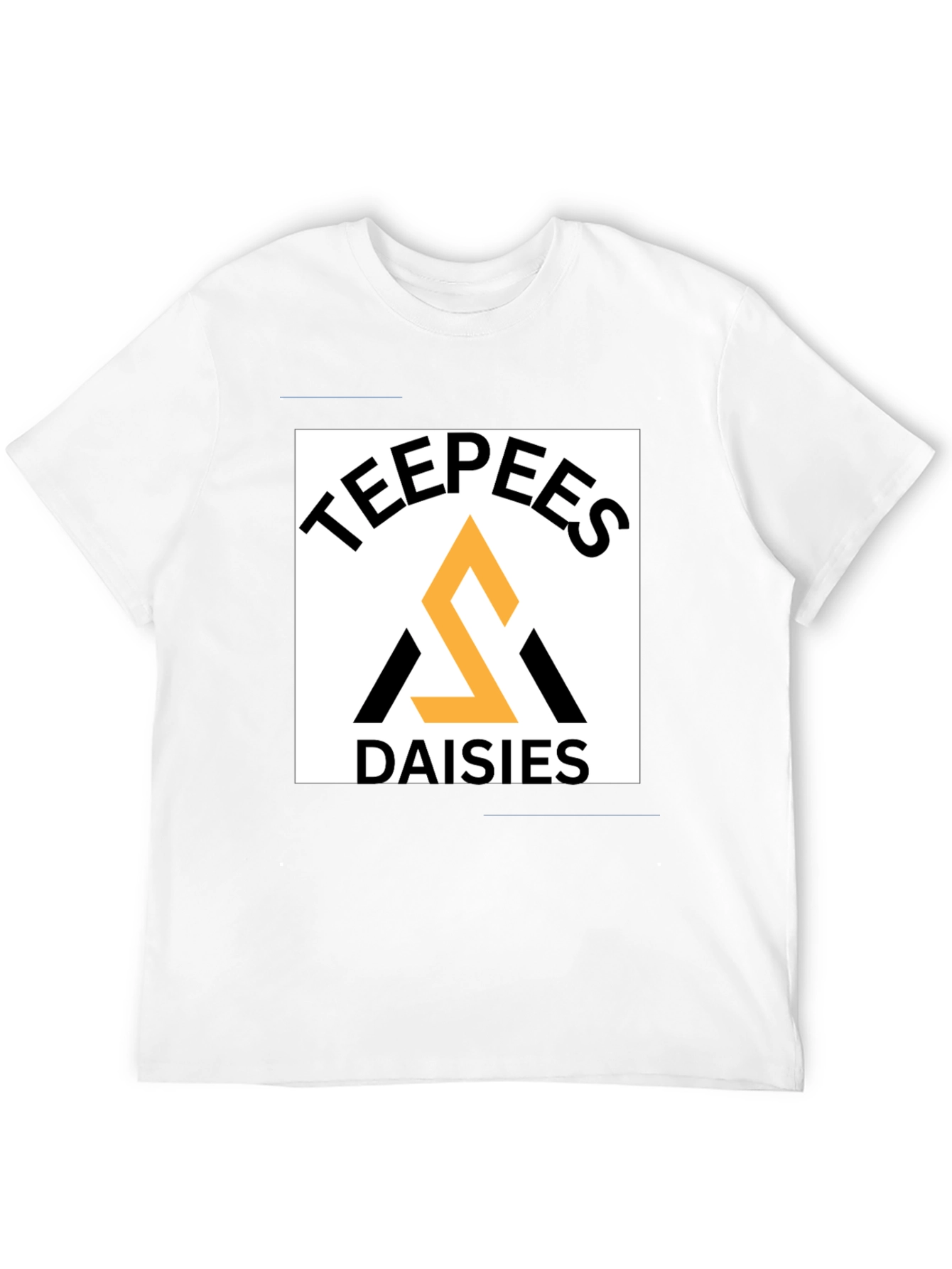 Teepees Daisies Graphic Print Tee