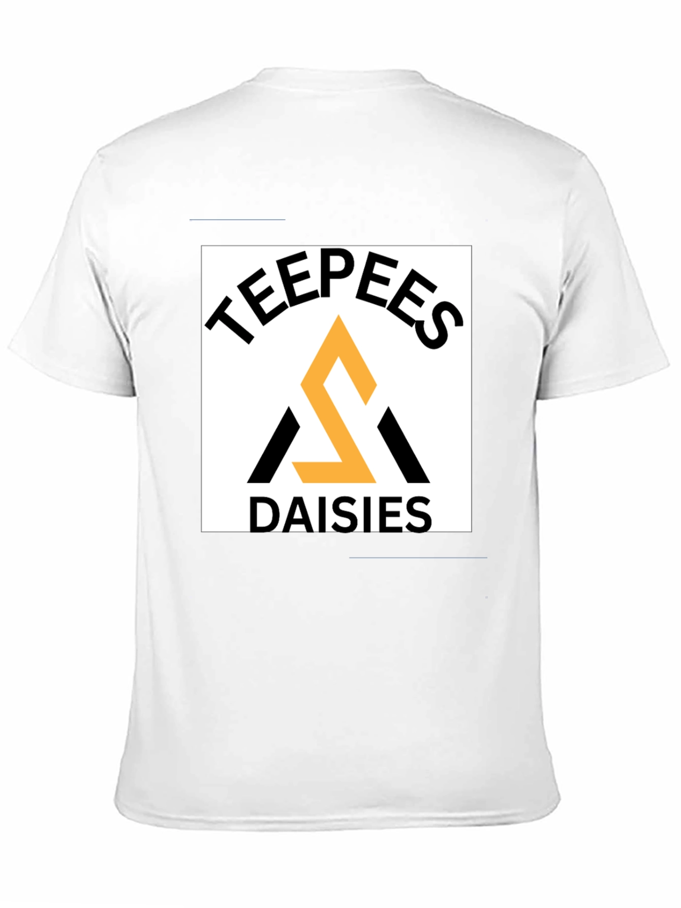 Teepees Daisies Graphic Print Tee
