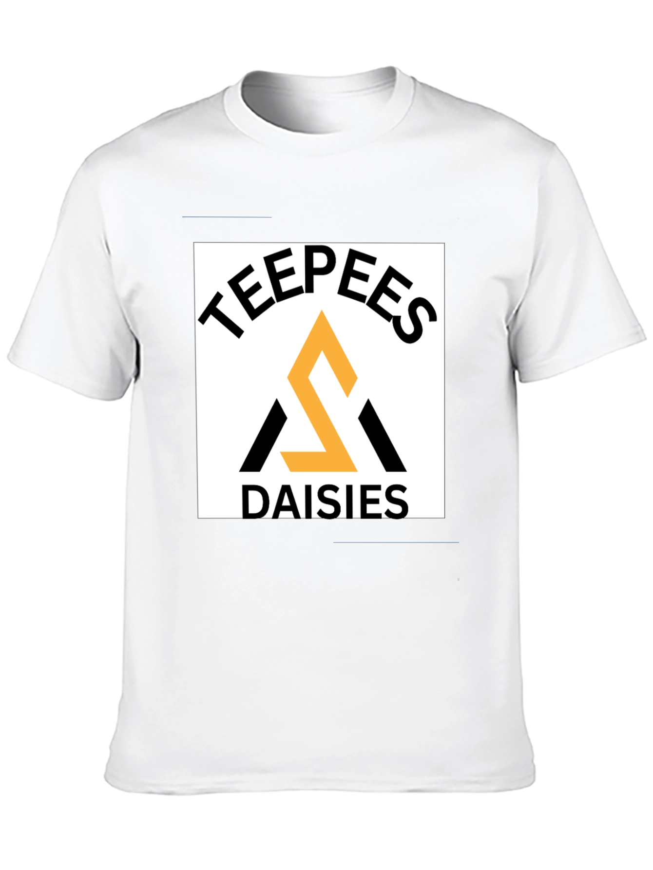 Teepees Daisies Graphic Print Tee