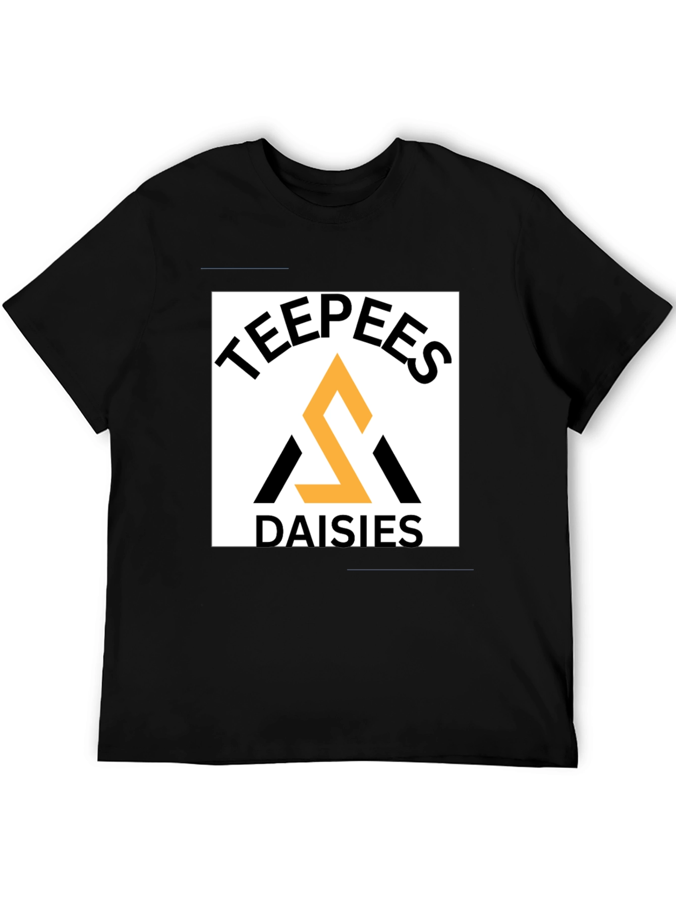 Teepees Daisies Graphic Print Tee