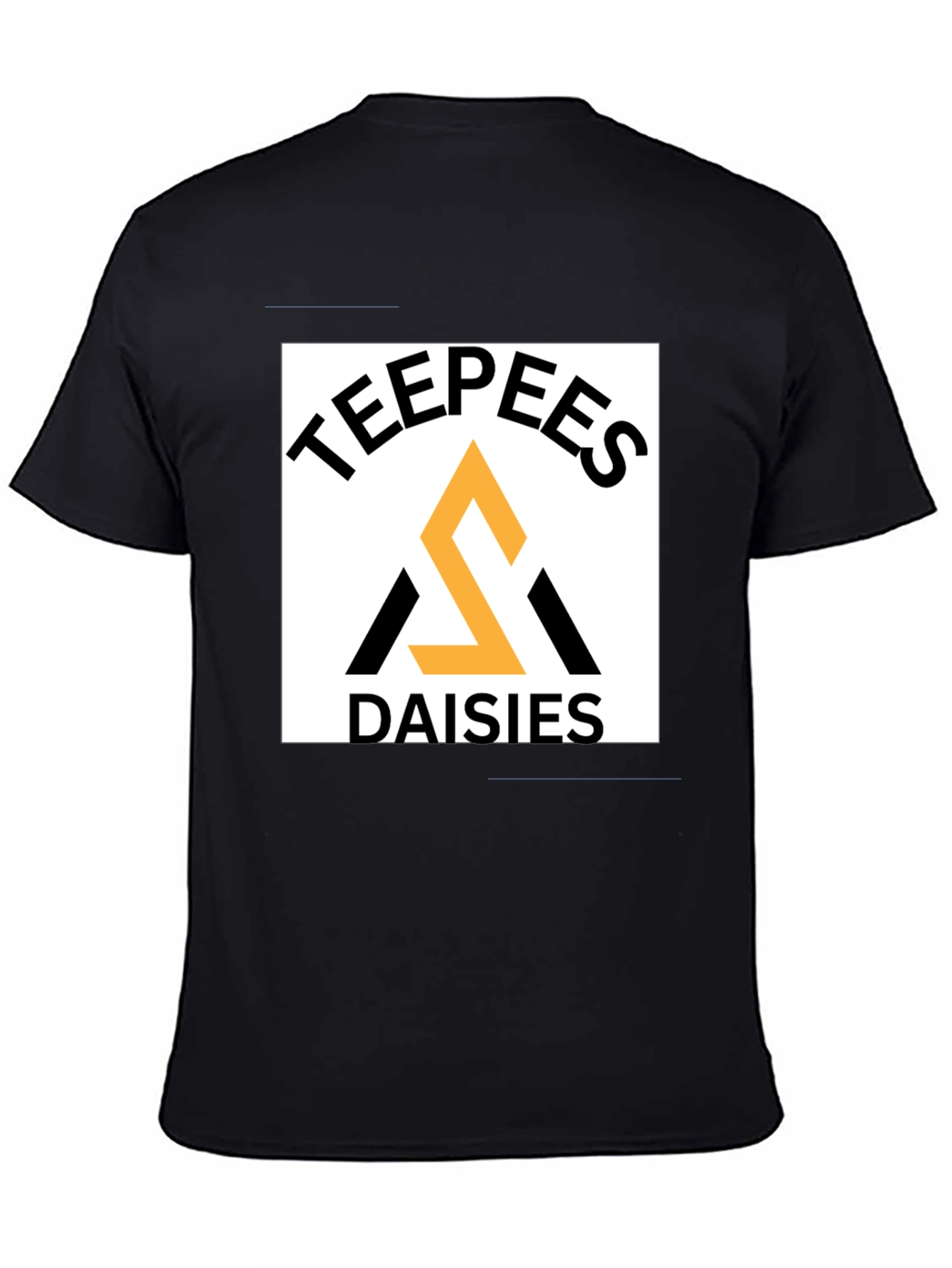 Teepees Daisies Graphic Print Tee