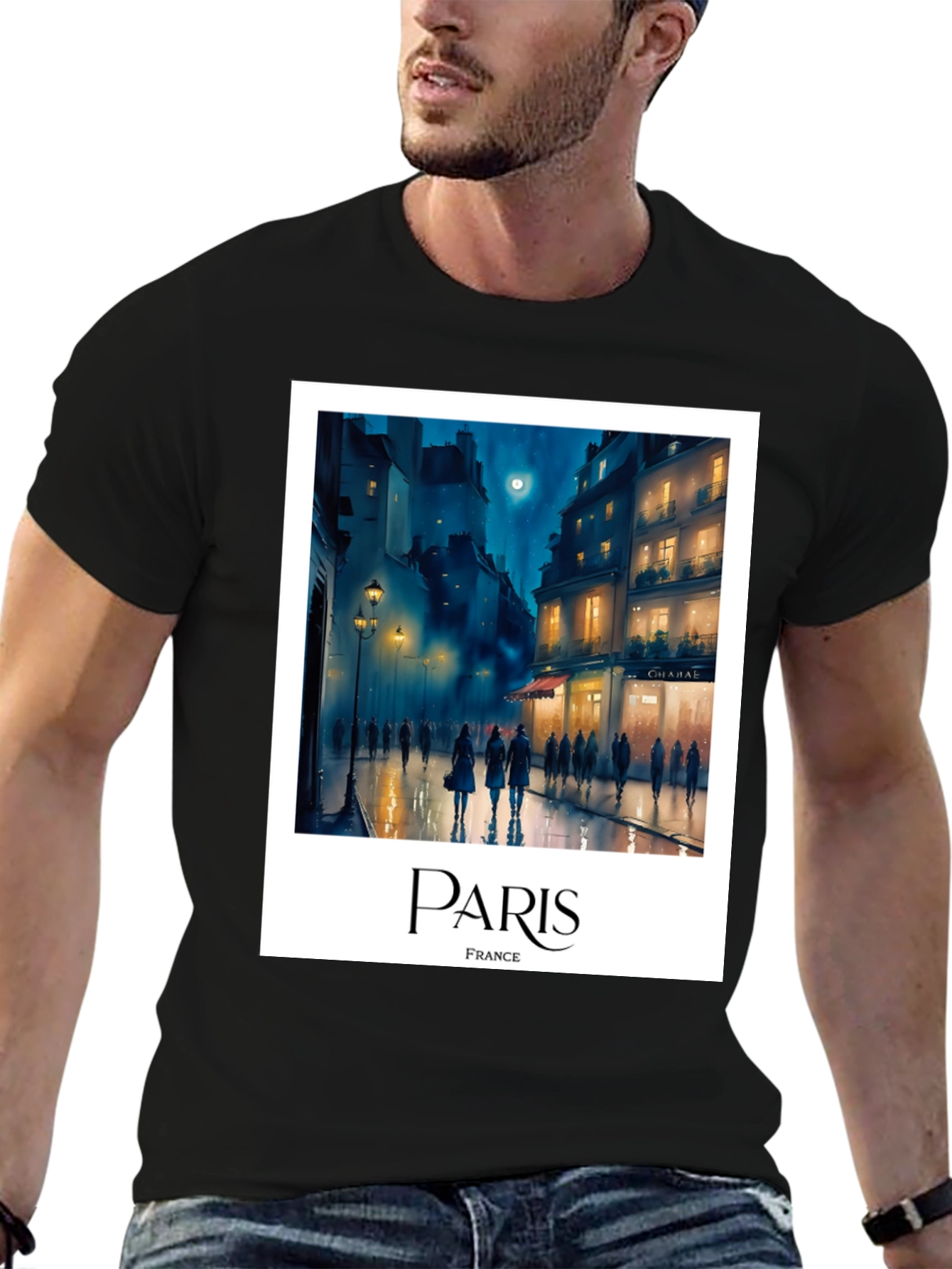 Paris France T-Shirt - Cityscape Graphic Tee