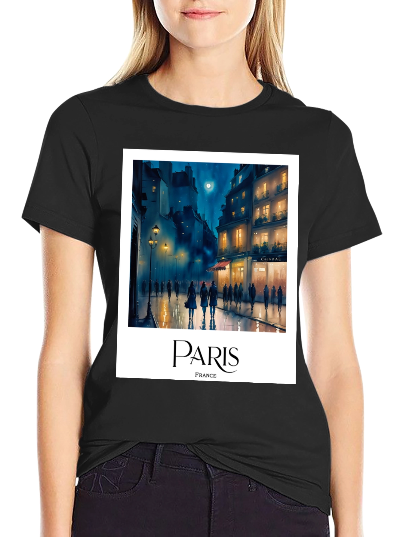 Paris France T-Shirt - Cityscape Graphic Tee