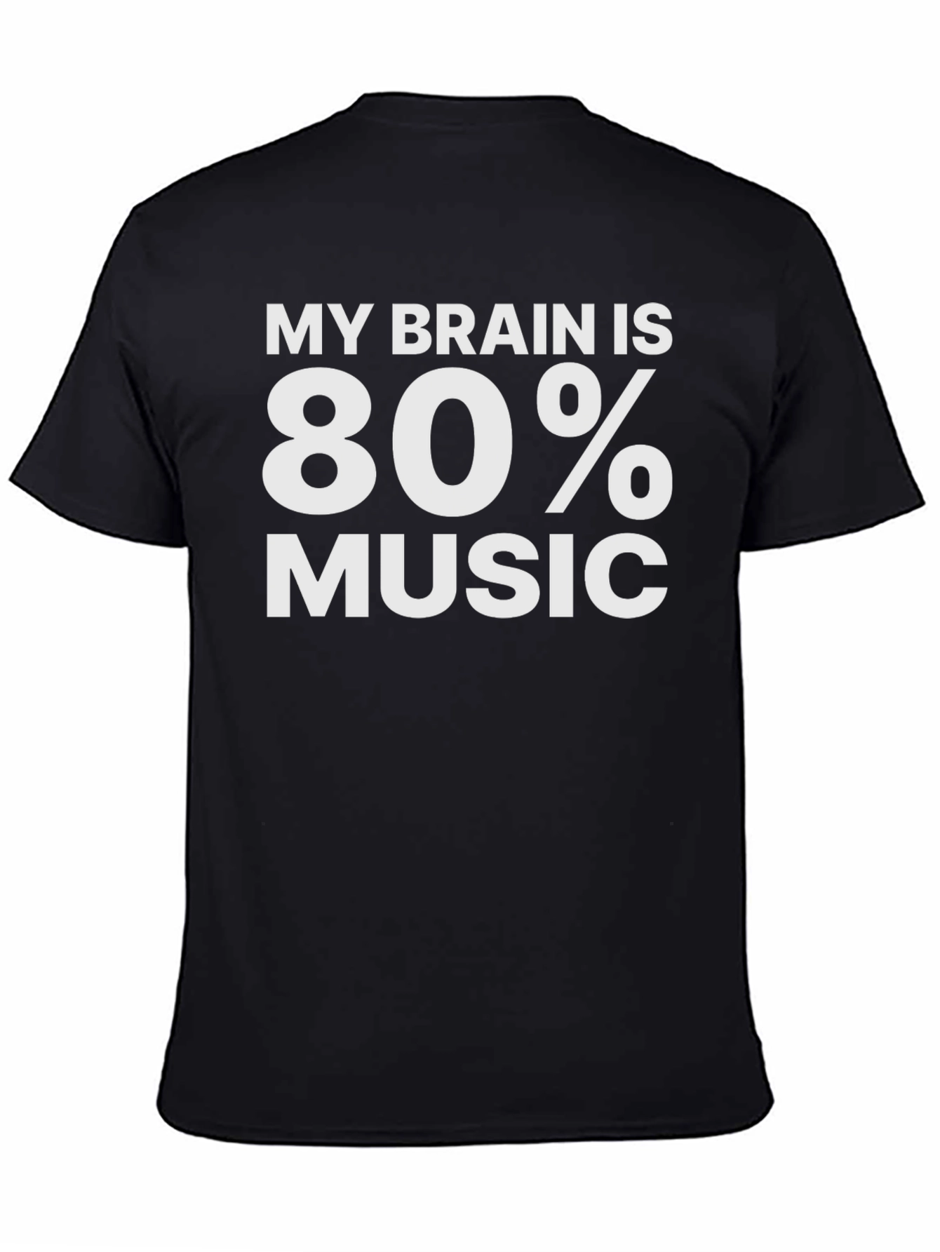 My Brain is 80% Music Graphic T-Shirt