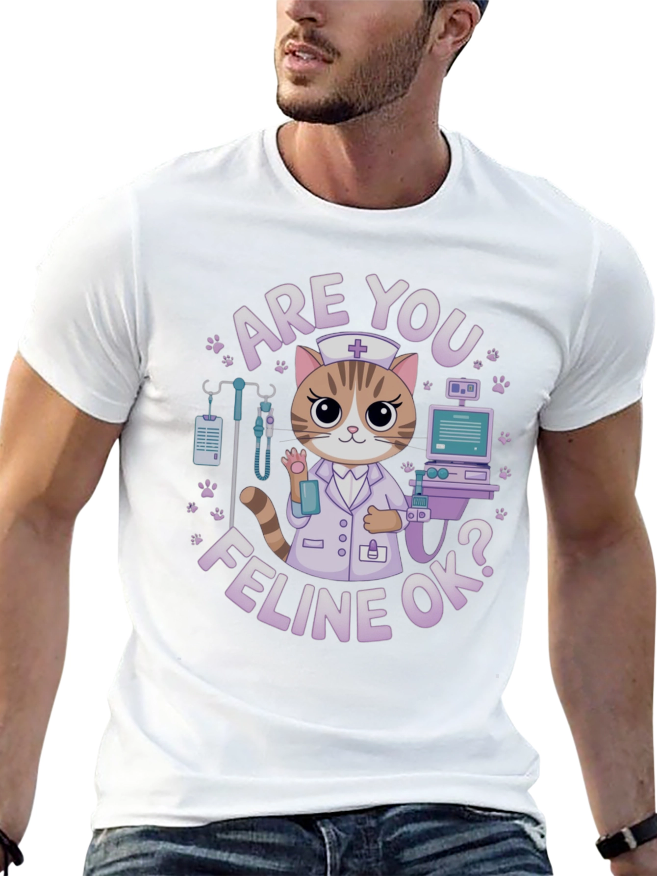 Are You Feline Ok? T-Shirt
