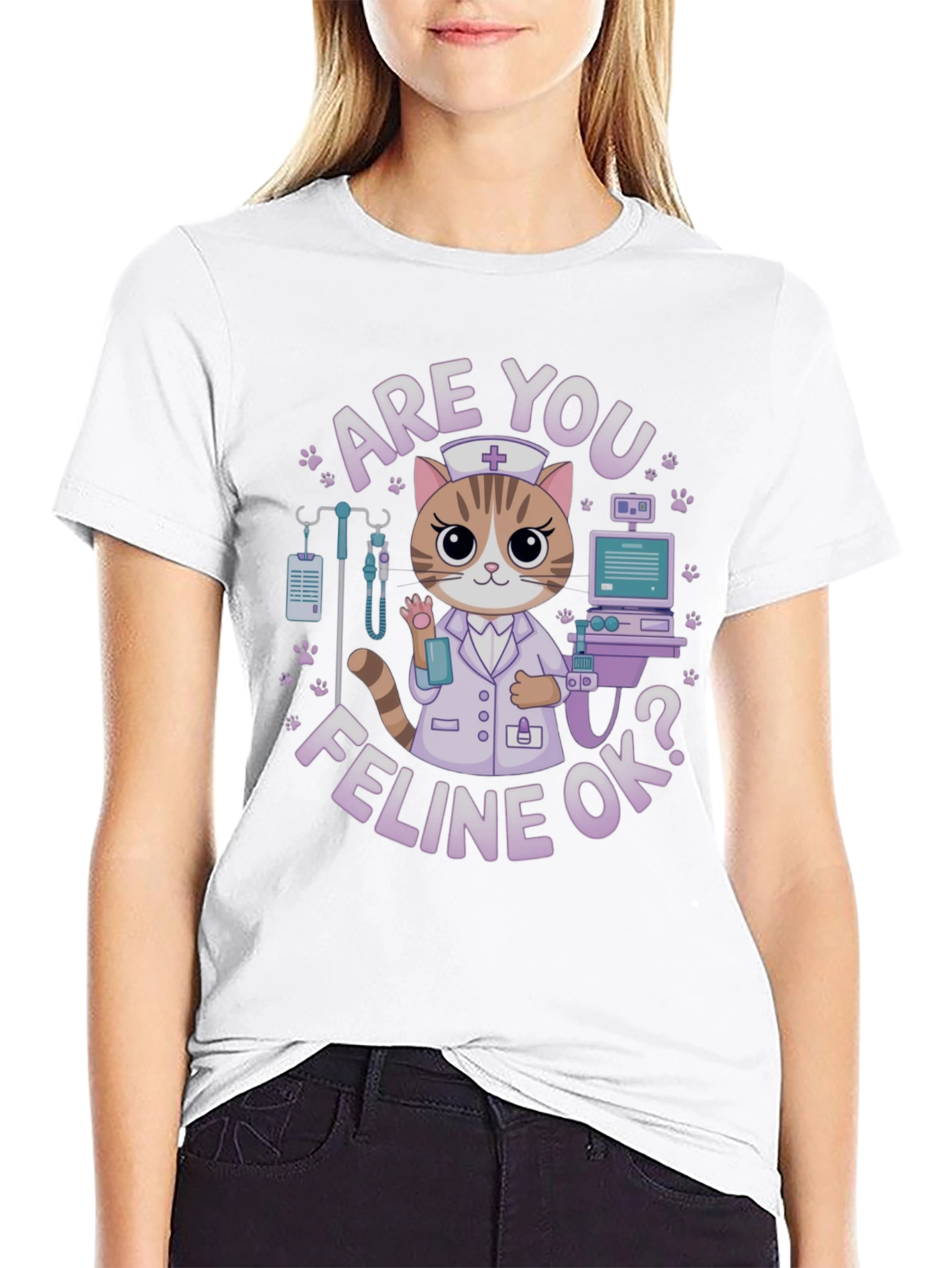 Are You Feline Ok? T-Shirt