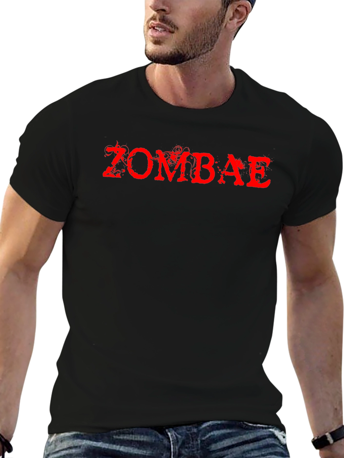 Zombae Graphic Tee - Edgy Zombie Design
