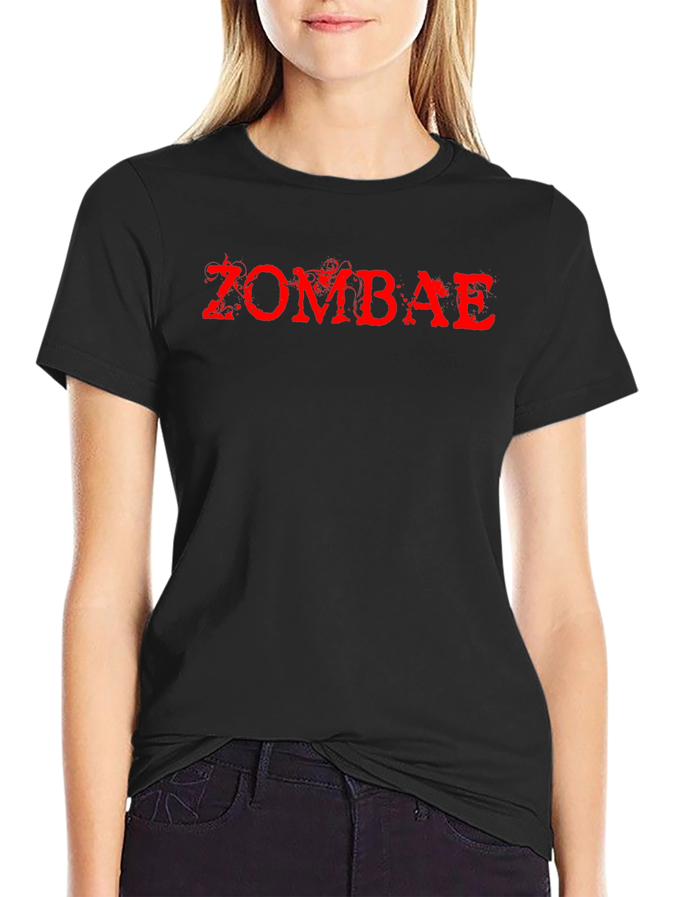 Zombae Graphic Tee - Edgy Zombie Design