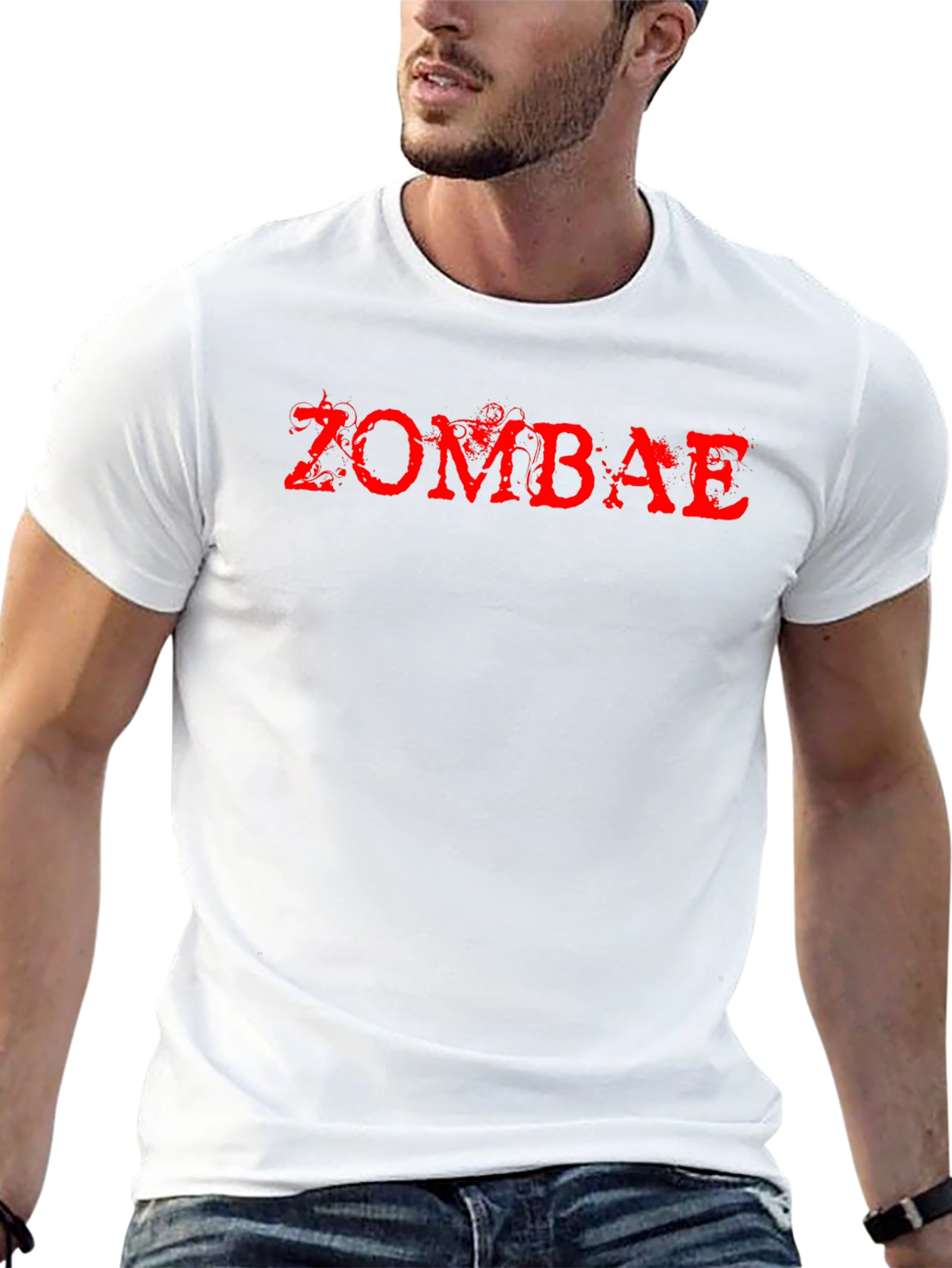 Zombae Graphic Tee - Edgy Zombie Design