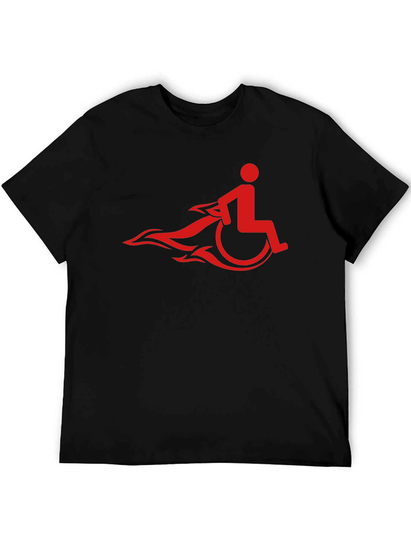 Speedy Wheelchair Black T-shirt
