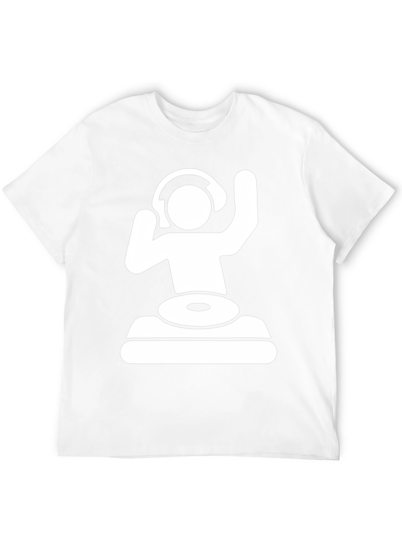 DJ Graphic Tee - Black Crew Neck T-Shirt