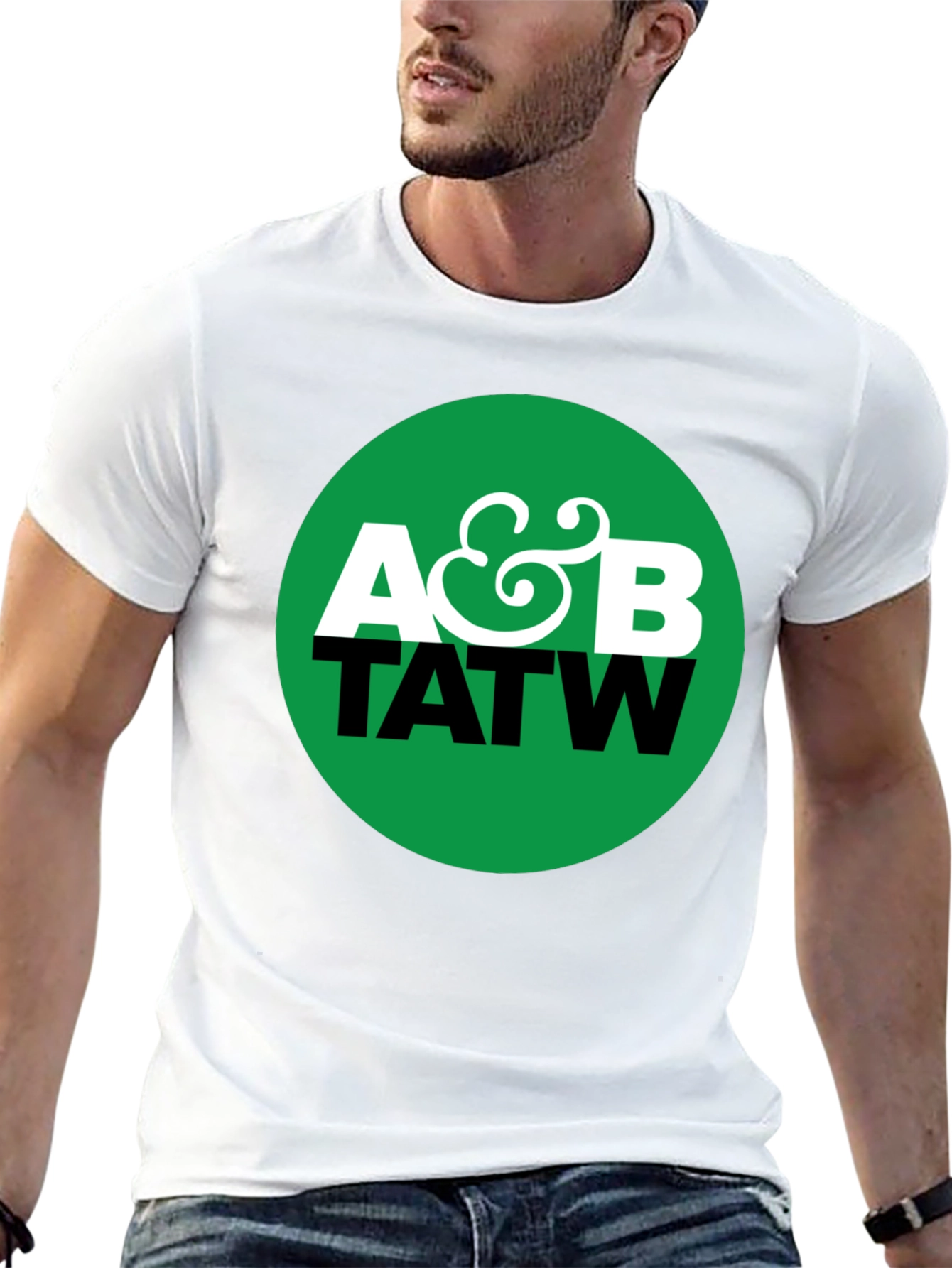 A&B TATW Graphic Print Black T-Shirt