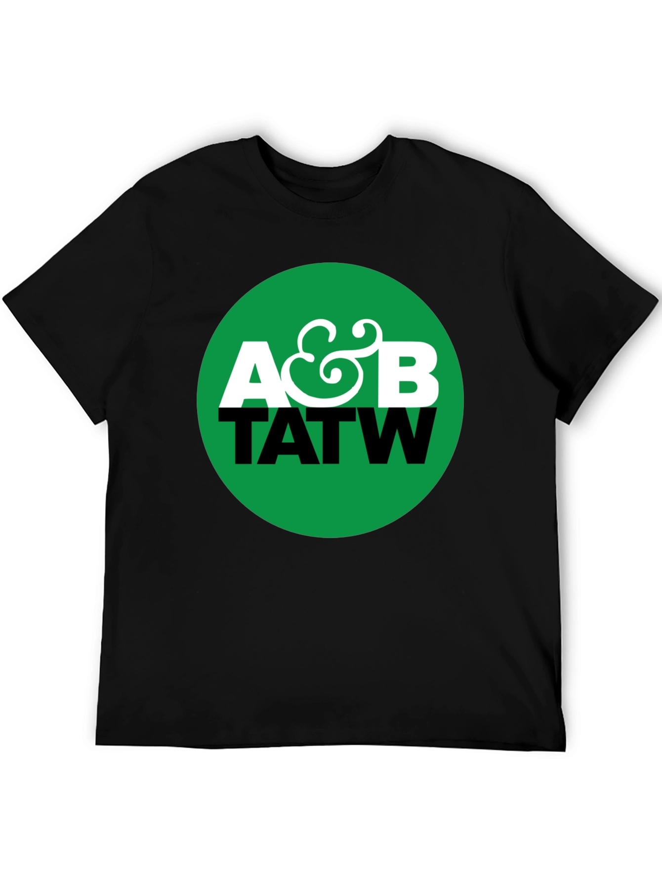 A&B TATW Graphic Print Black T-Shirt