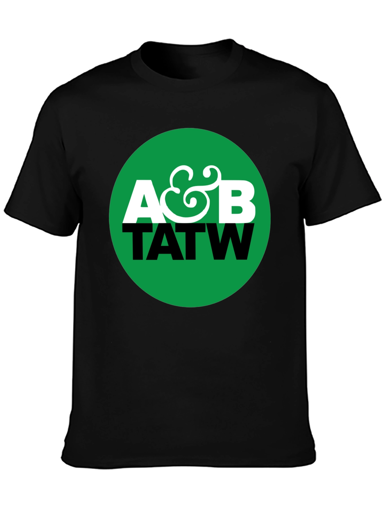 A&B TATW Graphic Print Black T-Shirt