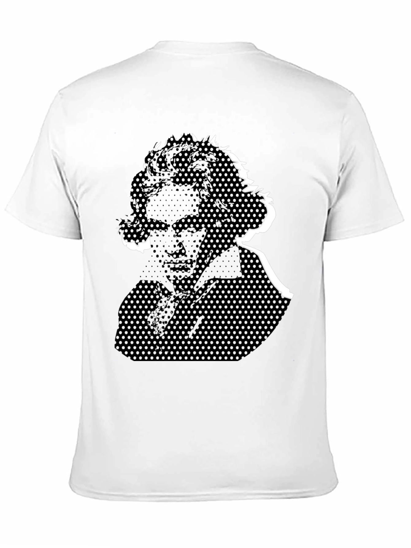 Beethoven Graphic Tee - Black Cotton T-Shirt