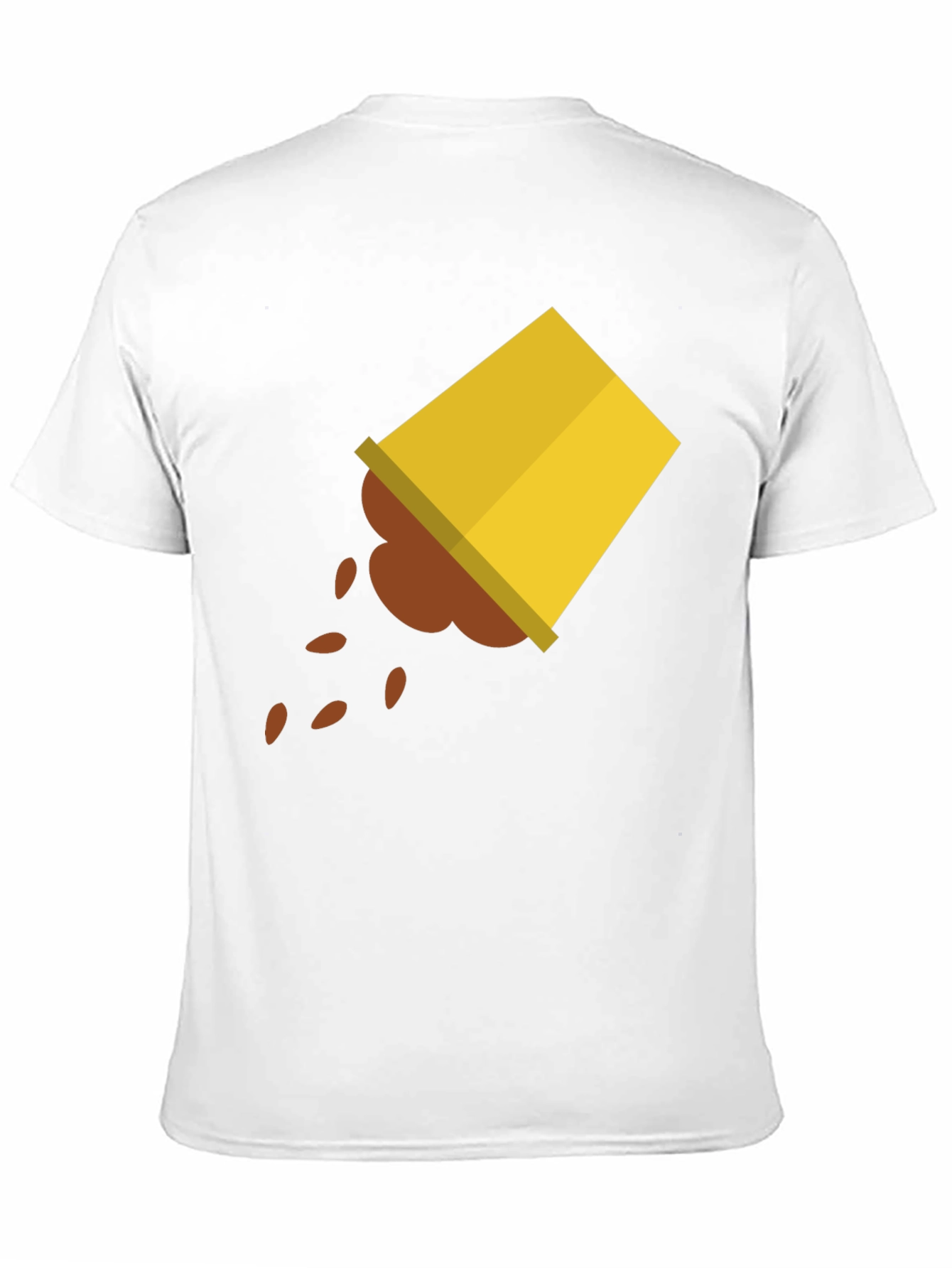 Spilled Coffee Graphic Tee - Unisex Black T-Shirt
