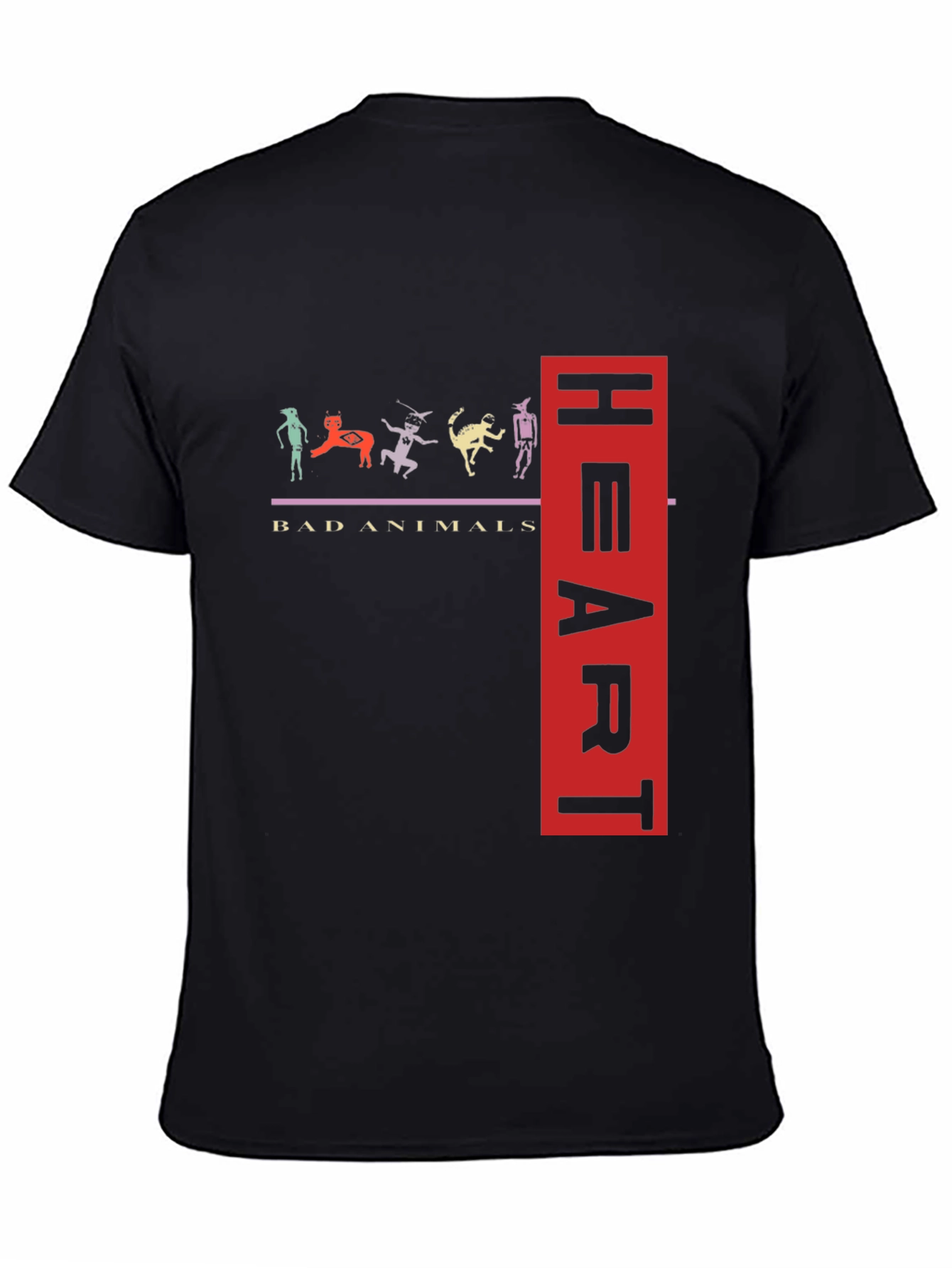 Bad Animals Heart T-Shirt