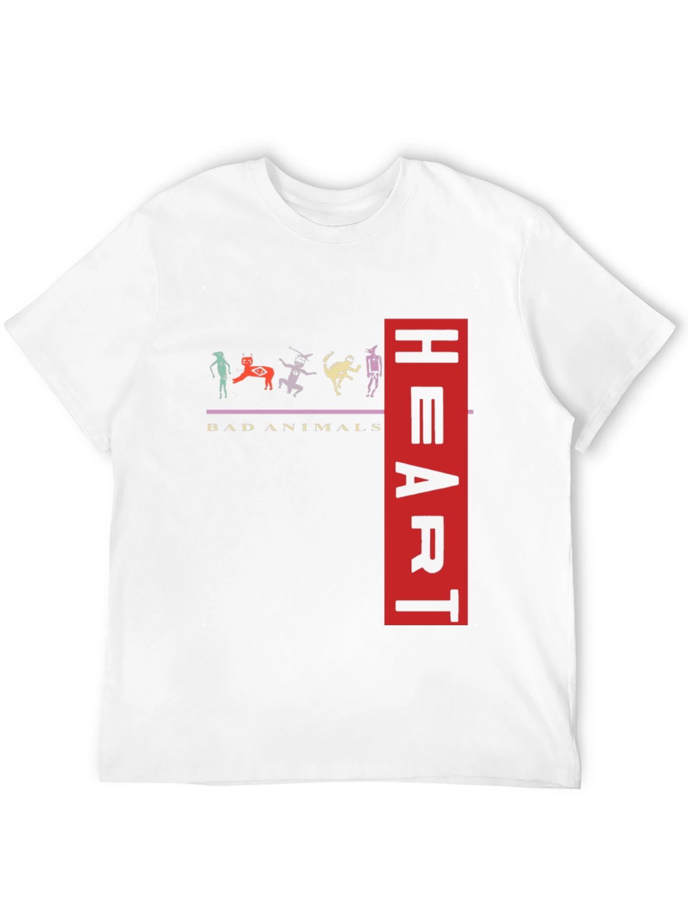 Bad Animals Heart T-Shirt