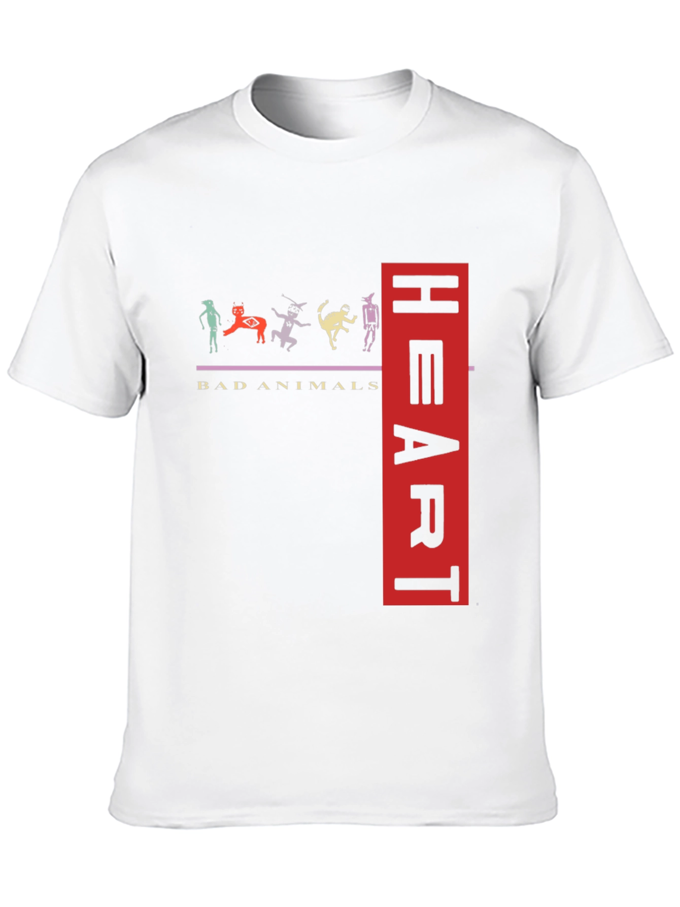 Bad Animals Heart T-Shirt