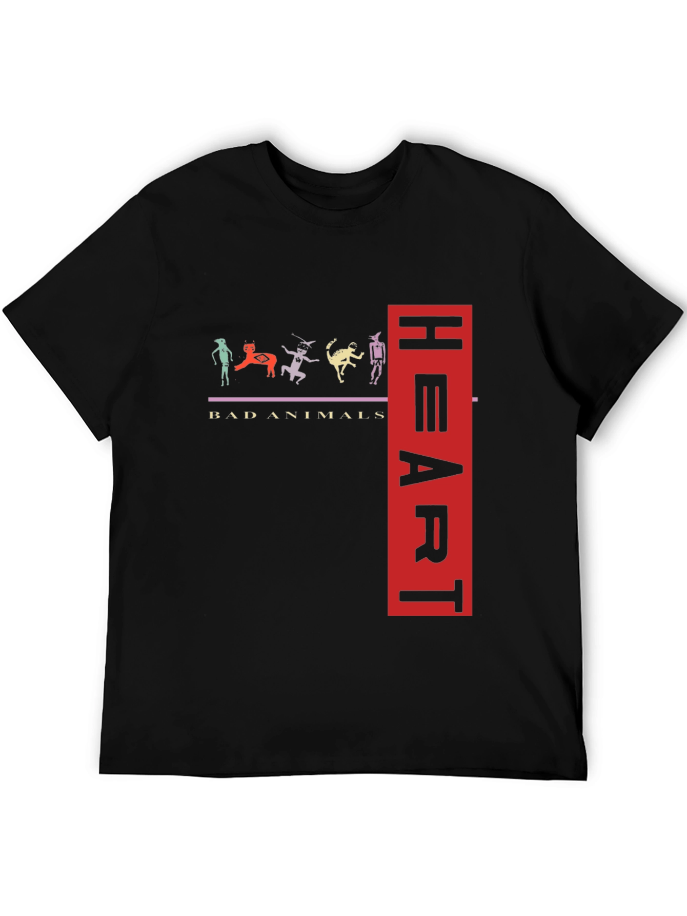 Bad Animals Heart T-Shirt