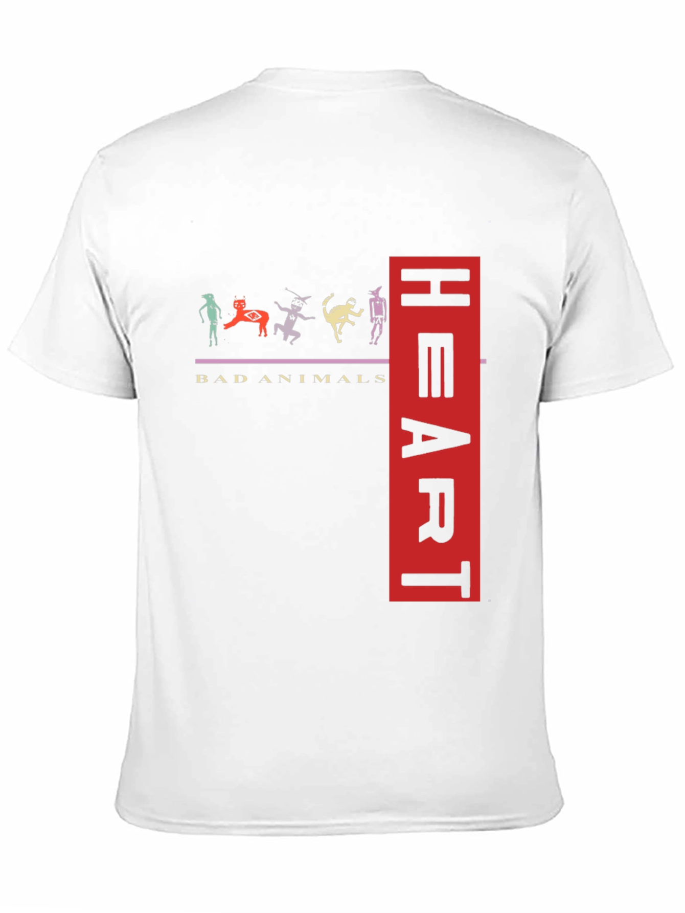 Bad Animals Heart T-Shirt