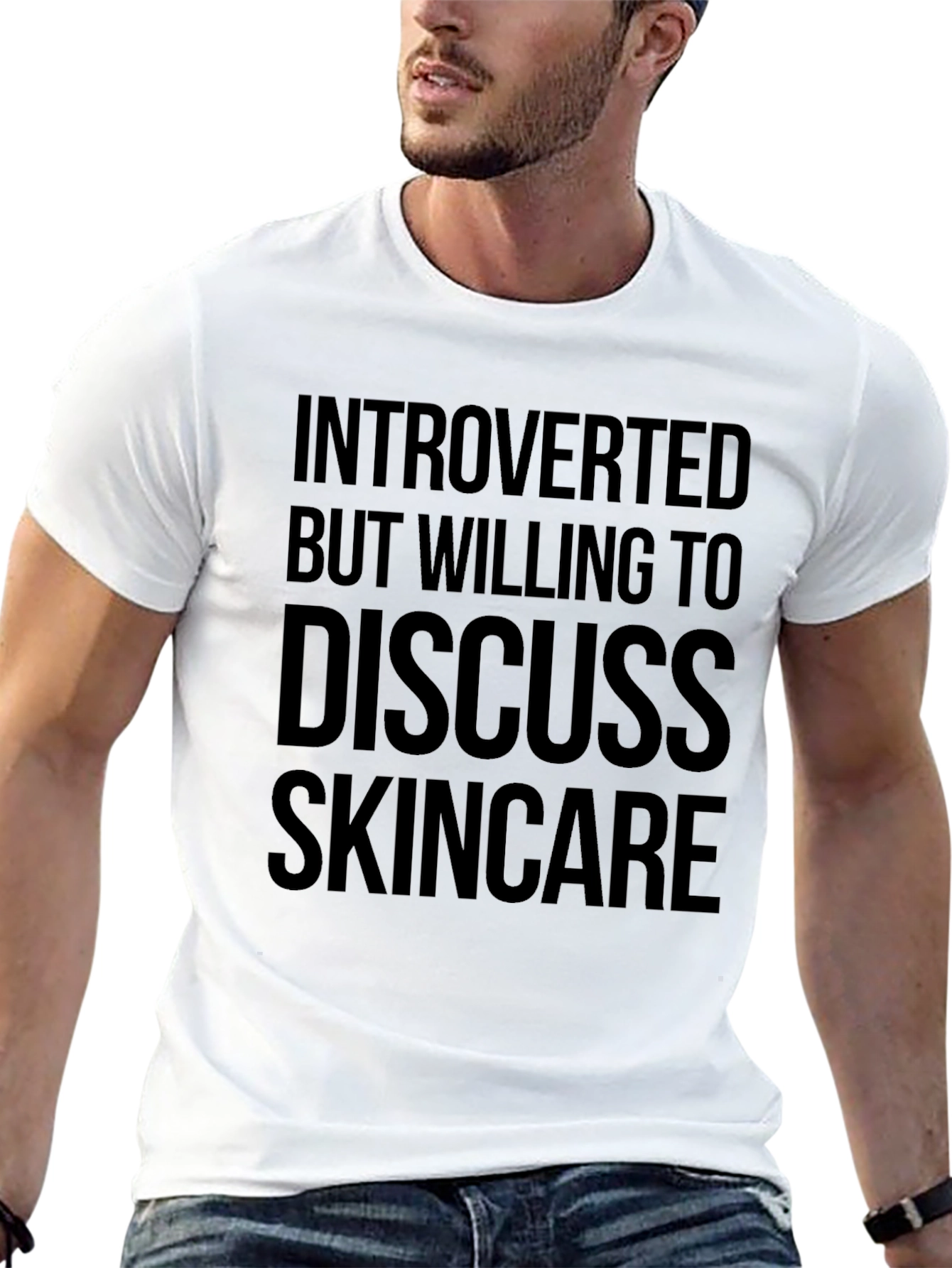 Introverted Skincare T-Shirt - Comfortable Cotton Tee
