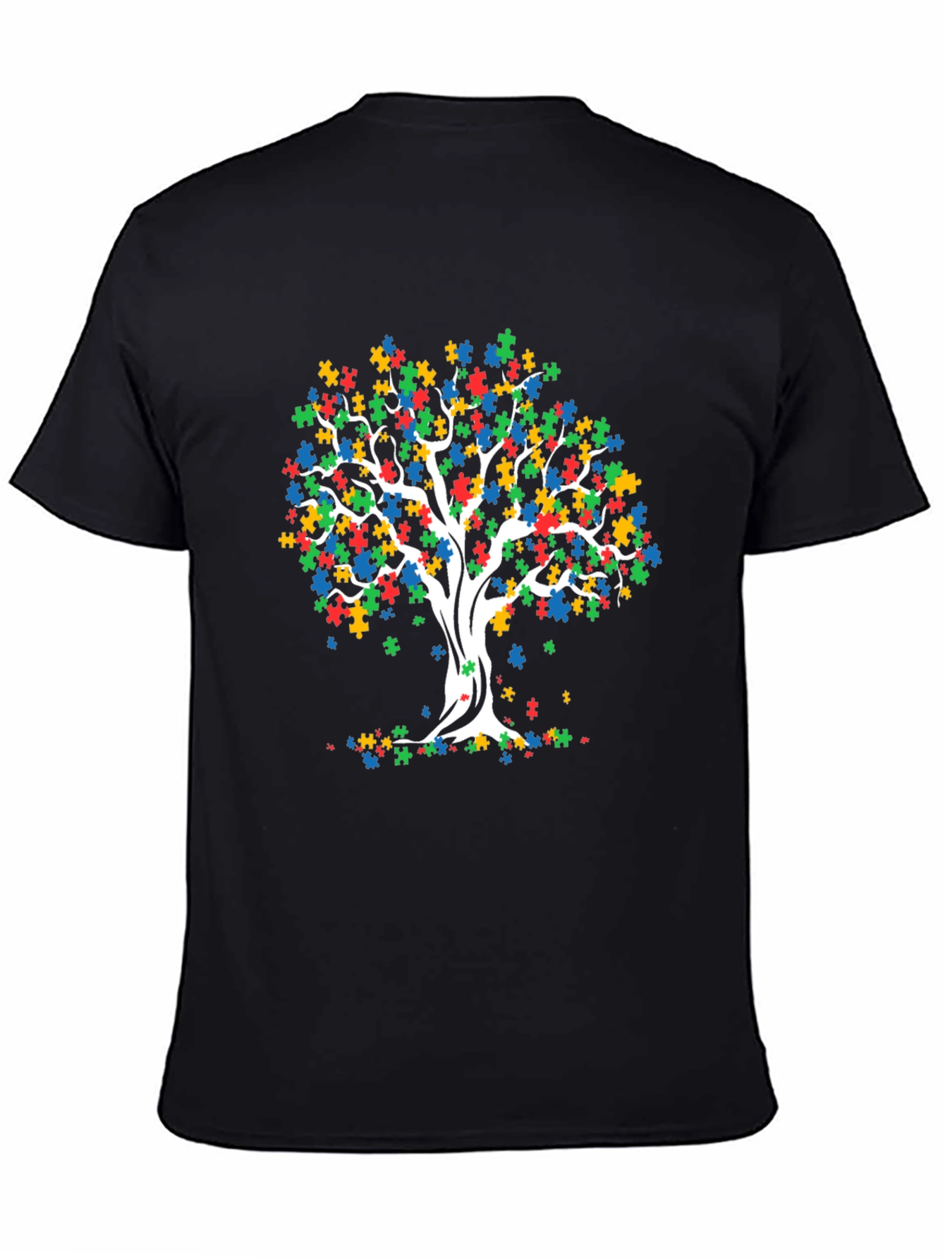 Autism Awareness Puzzle Tree T-Shirt