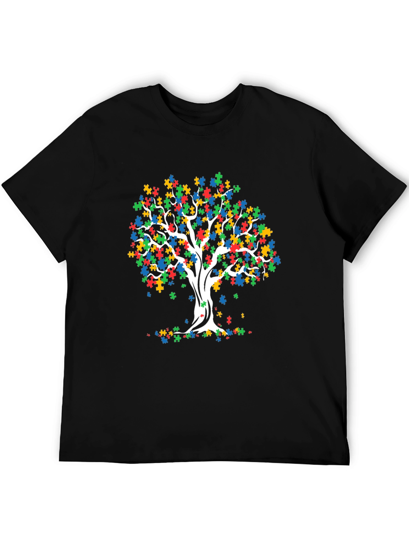 Autism Awareness Puzzle Tree T-Shirt