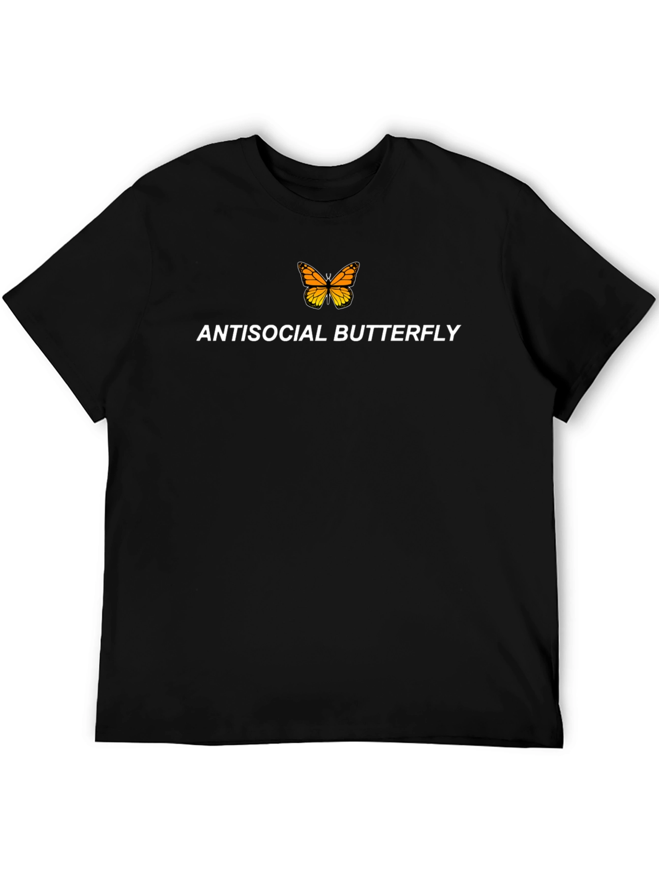 Antisocial Butterfly Graphic Tee - Trendy & Unique Design