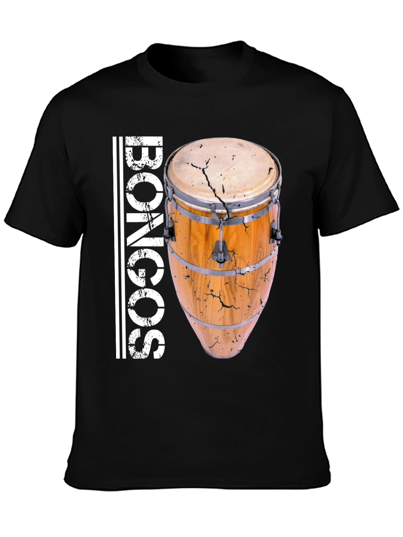Bongos Graphic Tee - Music Lovers T-Shirt