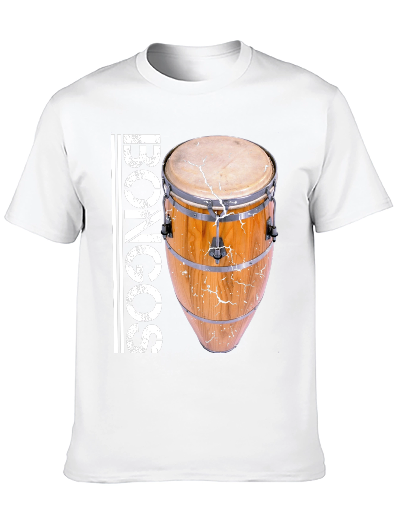 Bongos Graphic Tee - Music Lovers T-Shirt