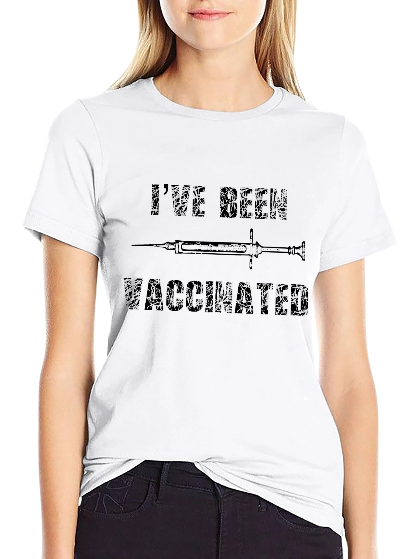 Ive Been Vaccinated T-Shirt - Black Graphic Tee