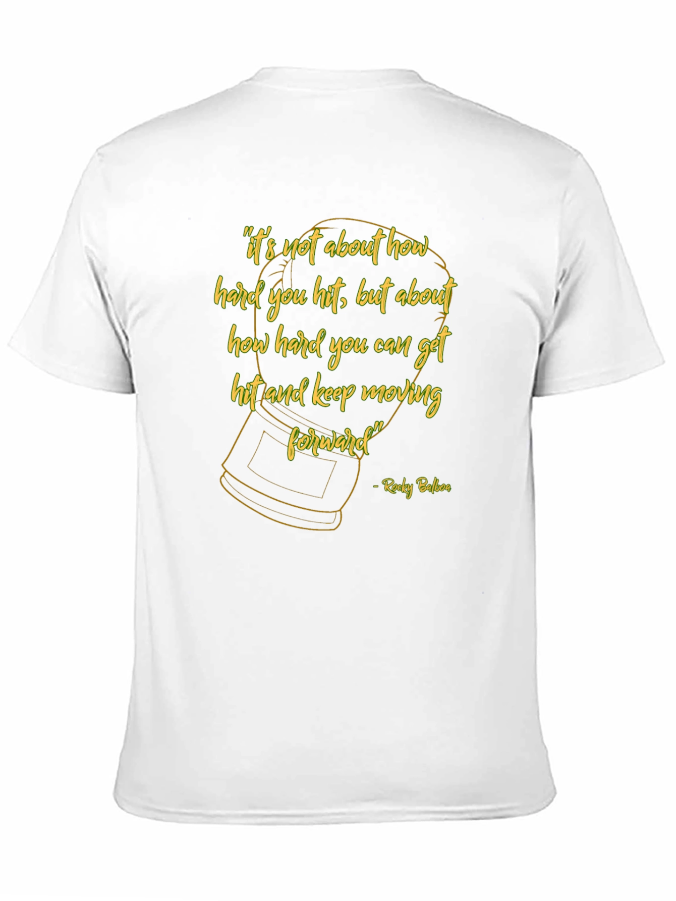 Motivational Rocky Balboa Quote T-Shirt