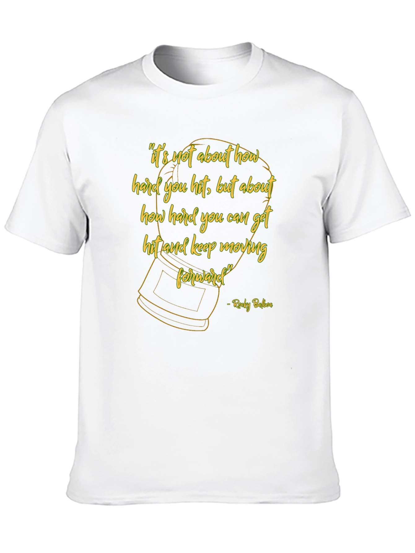 Motivational Rocky Balboa Quote T-Shirt