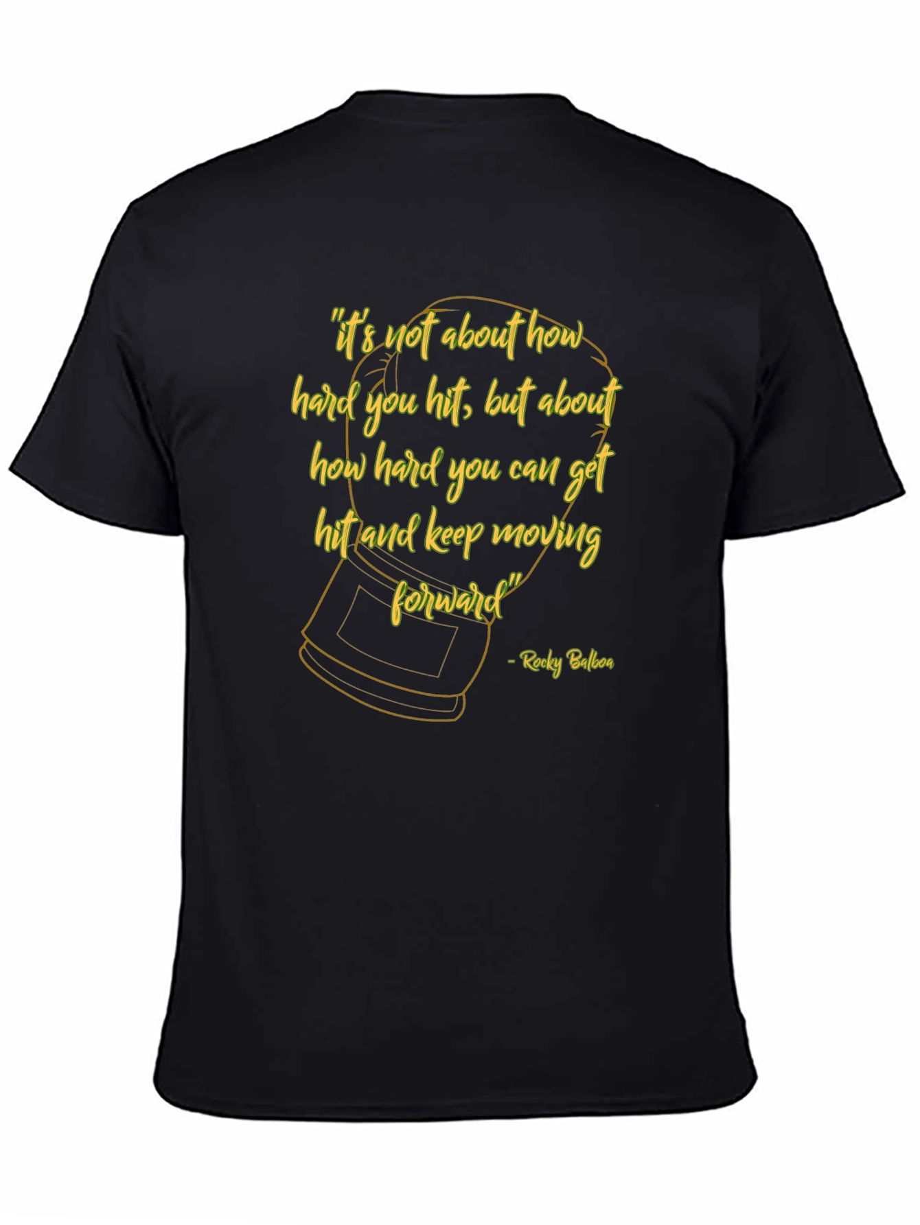 Motivational Rocky Balboa Quote T-Shirt