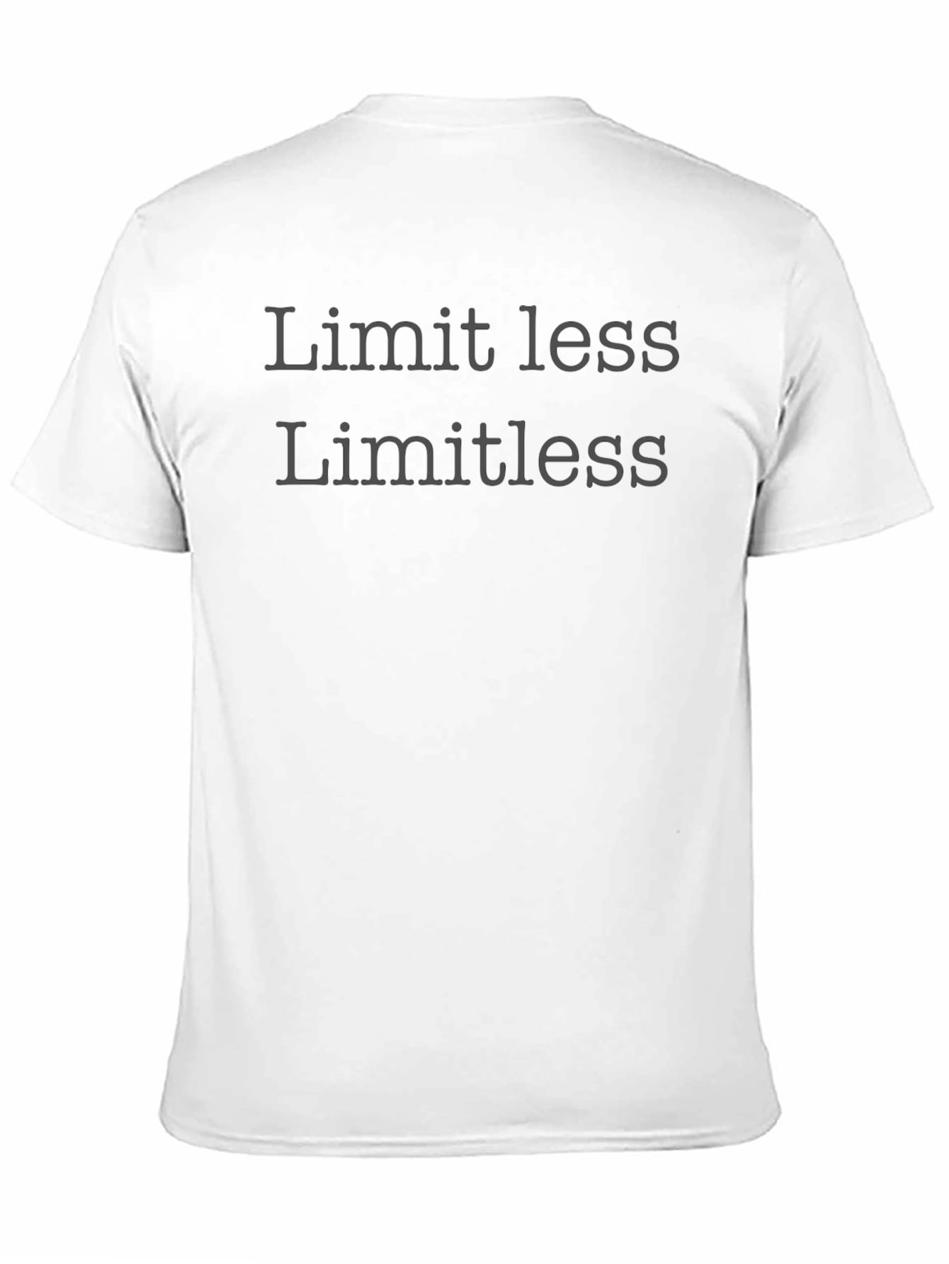 Limitless Black Crewneck T-Shirt