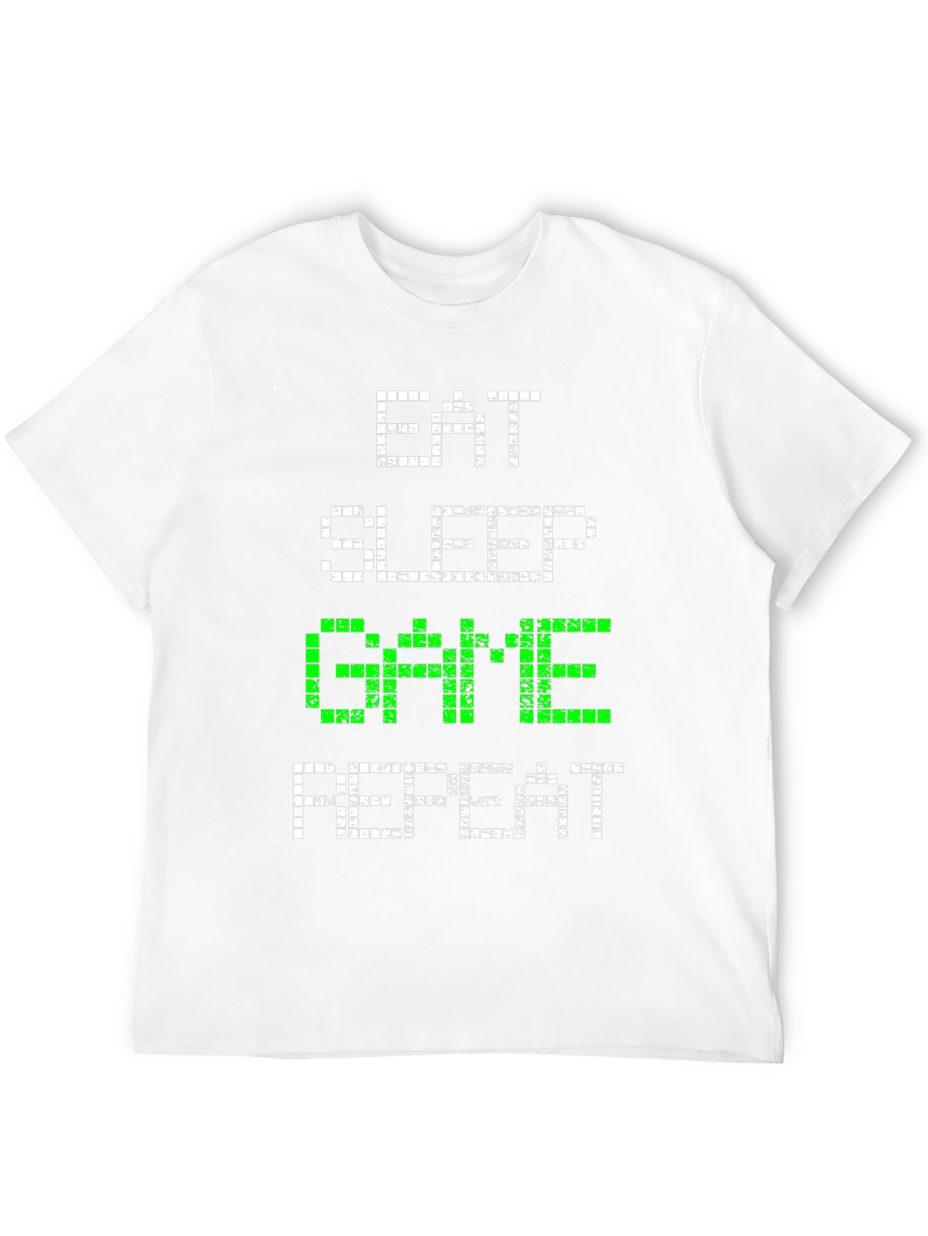Eat Sleep Game Repeat Graphic Tee - Gamer Shirt