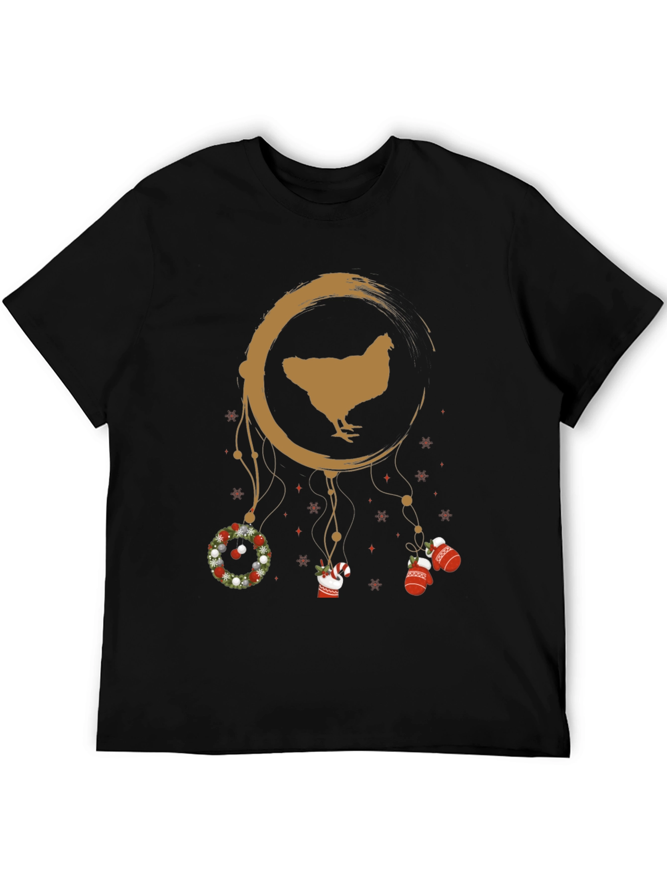 Christmas Chicken Dreamcatcher Graphic Tee