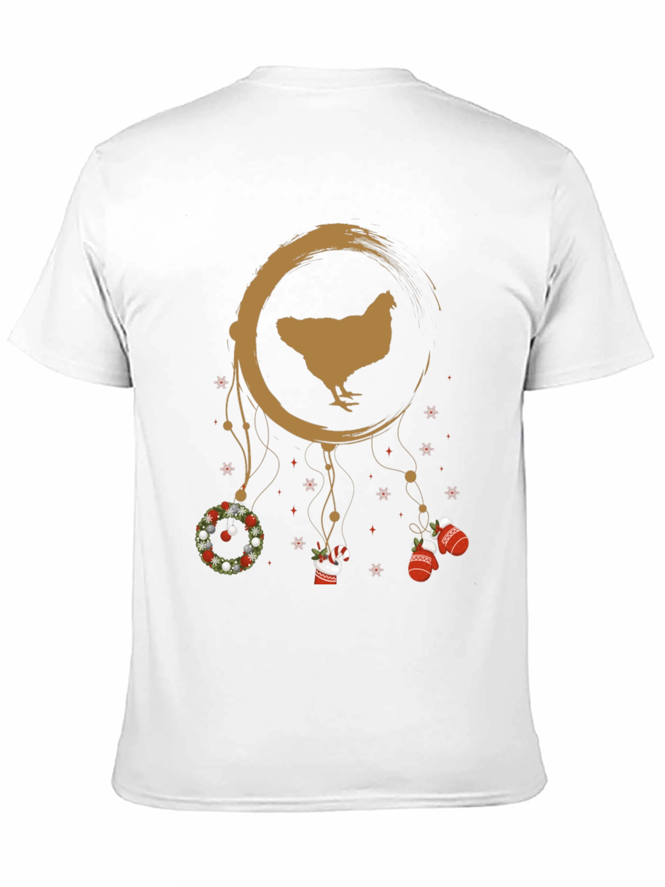 Christmas Chicken Dreamcatcher Graphic Tee