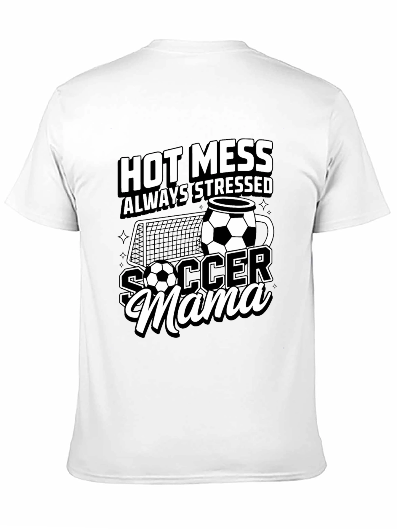 Hot Mess Soccer Mama T-Shirt