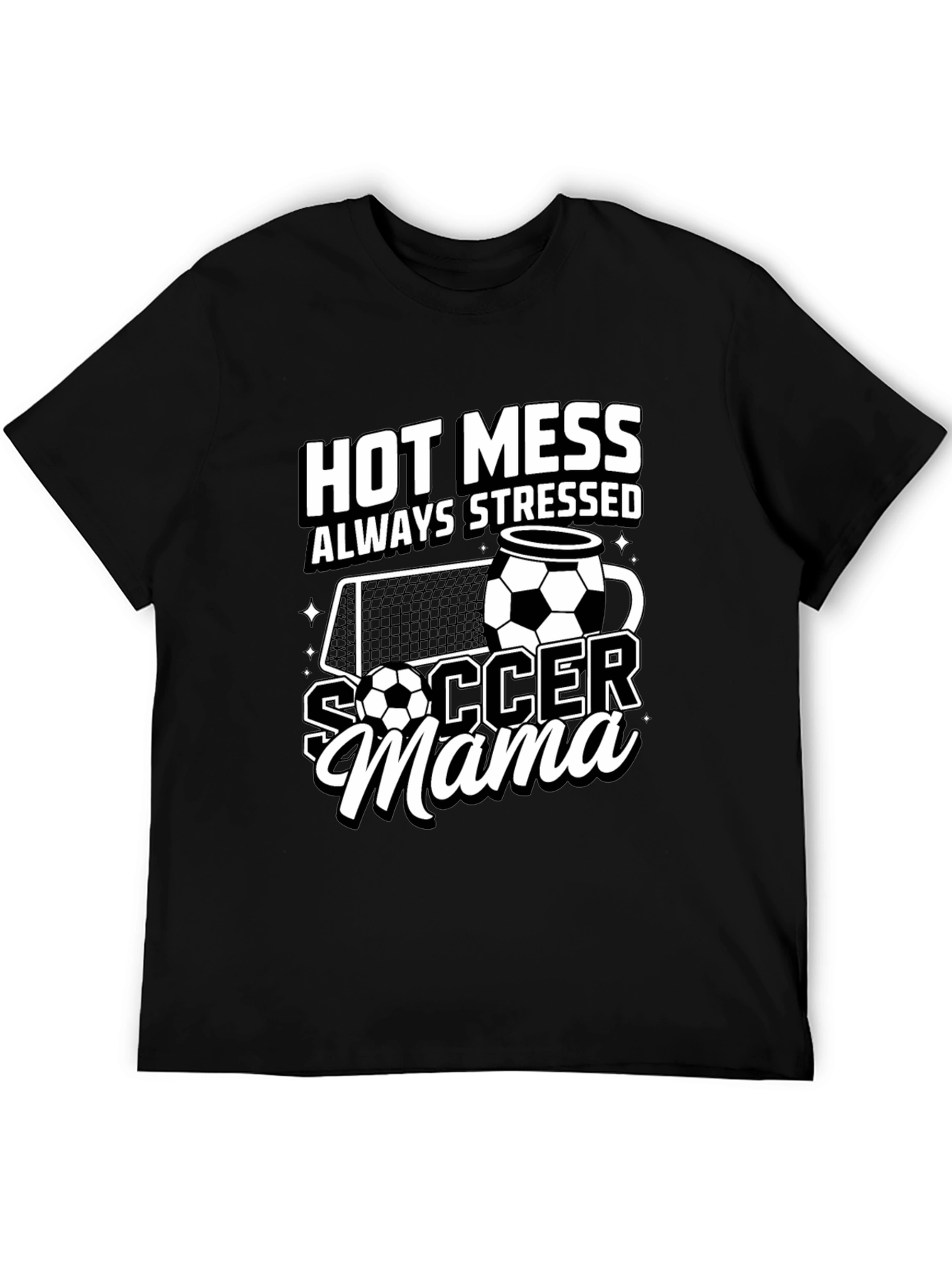 Hot Mess Soccer Mama T-Shirt