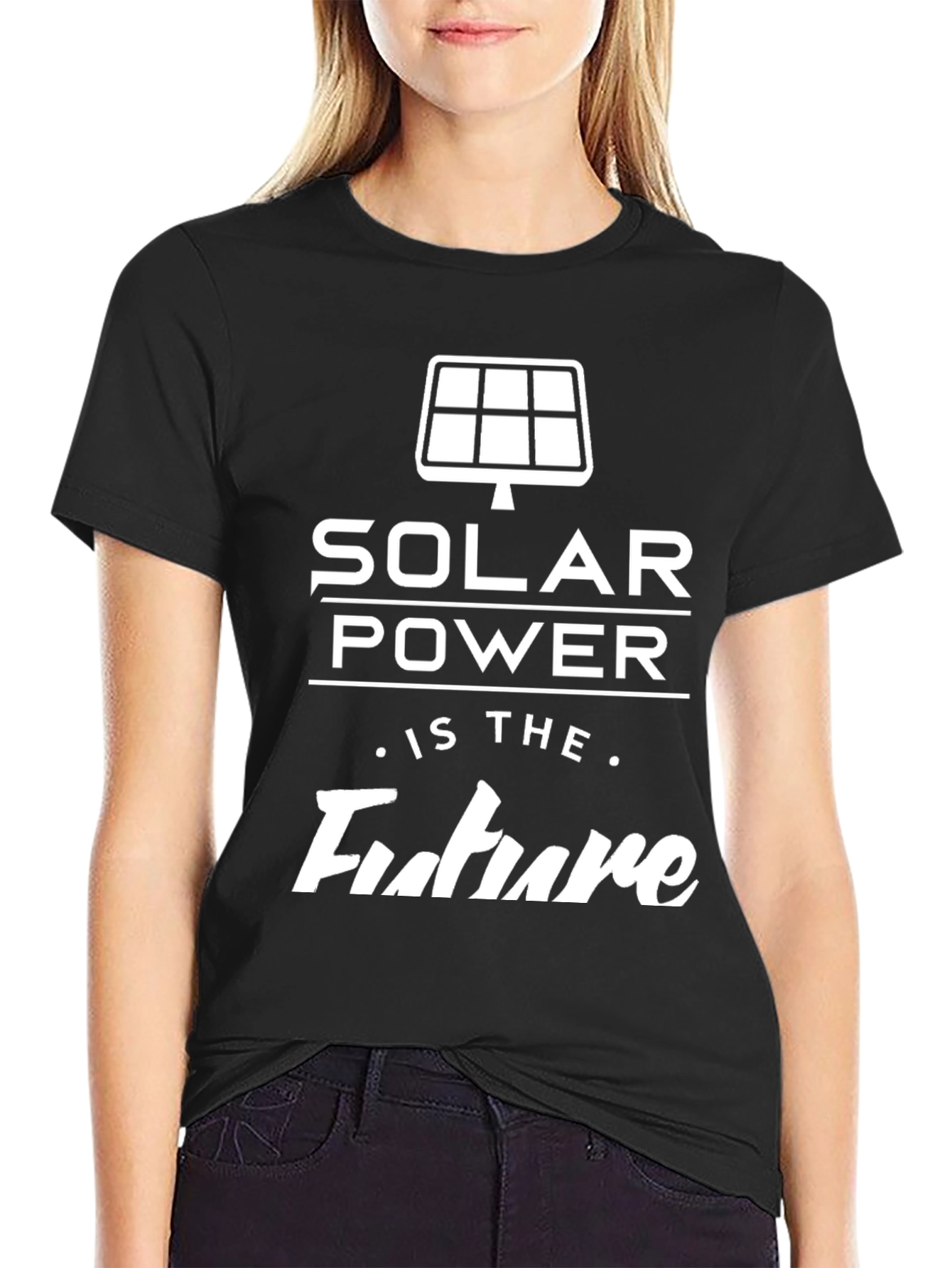 Solar Power Future T-Shirt - Eco-Friendly Design
