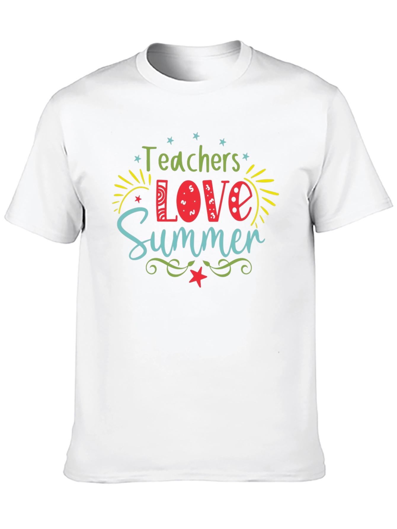 Teachers Love Summer Graphic T-Shirt