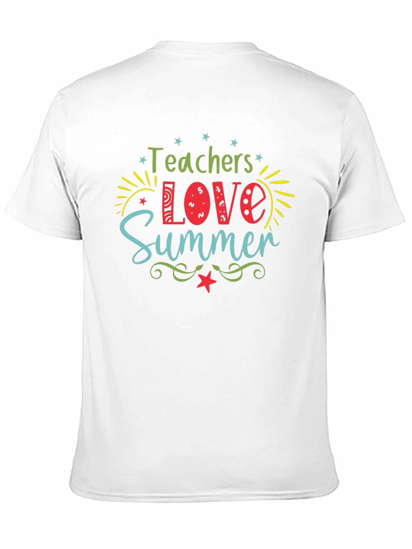 Teachers Love Summer Graphic T-Shirt