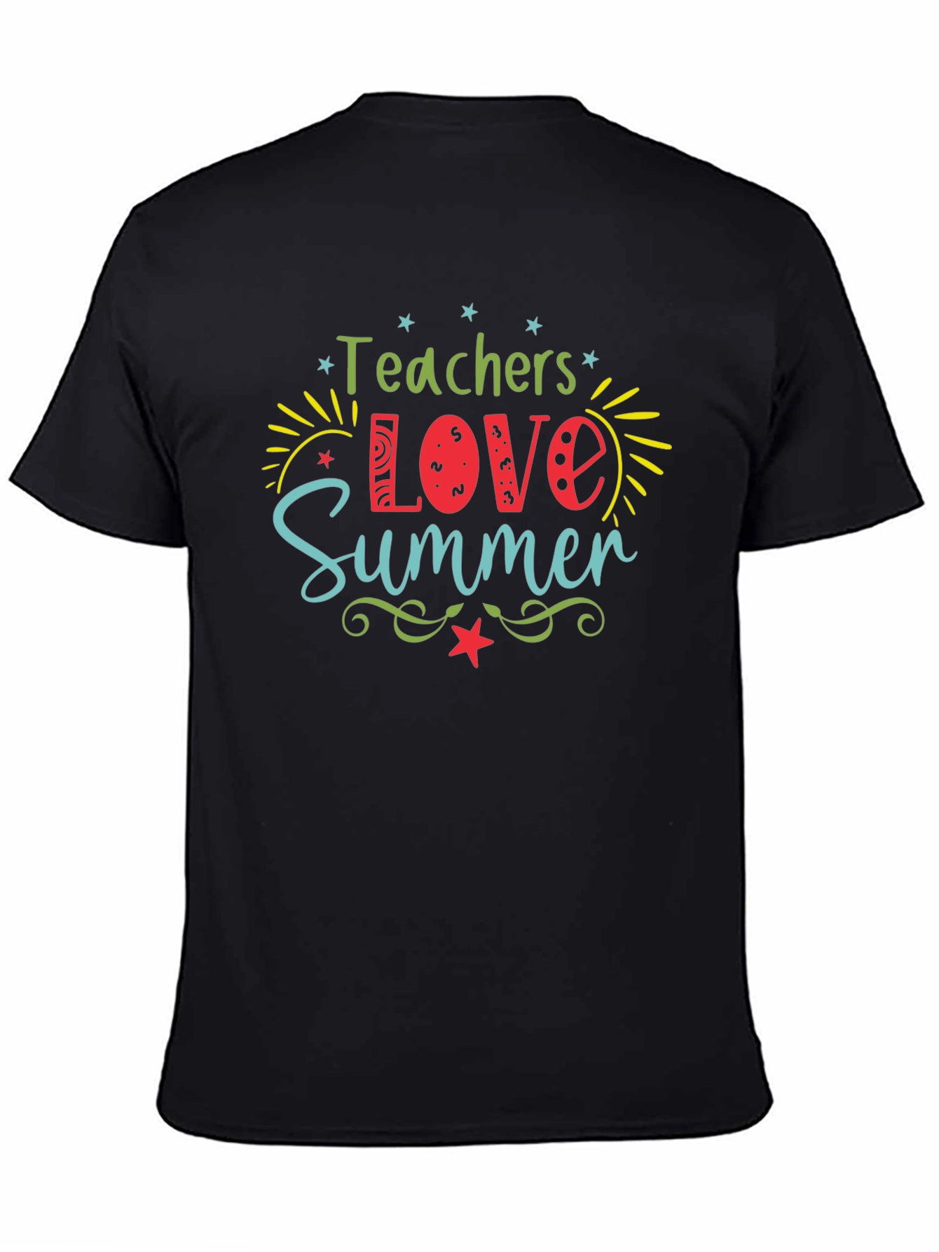 Teachers Love Summer Graphic T-Shirt